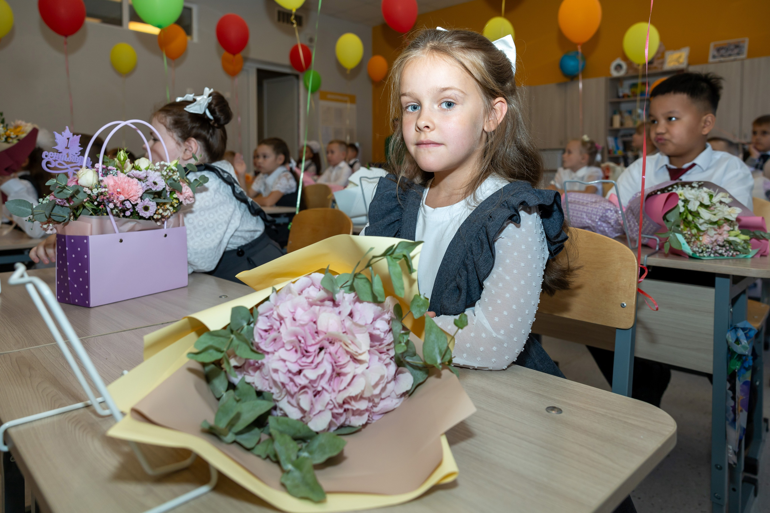 Первый раз в первый класс (репортажная съемка). Фотограф в Серпухове Наталья Руденко