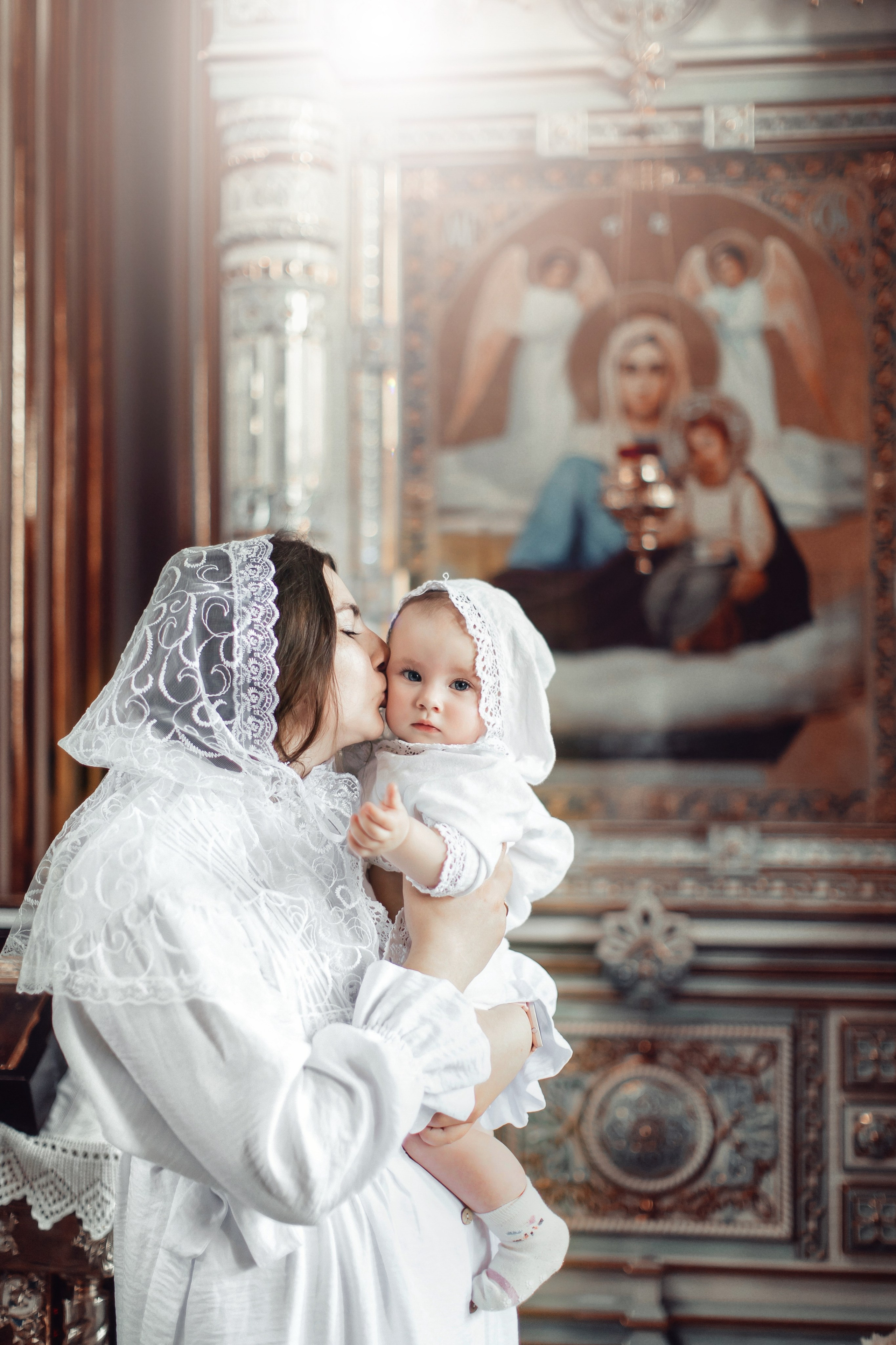 Таинство Крещения. Фотограф Лиана Артемова в Пензе