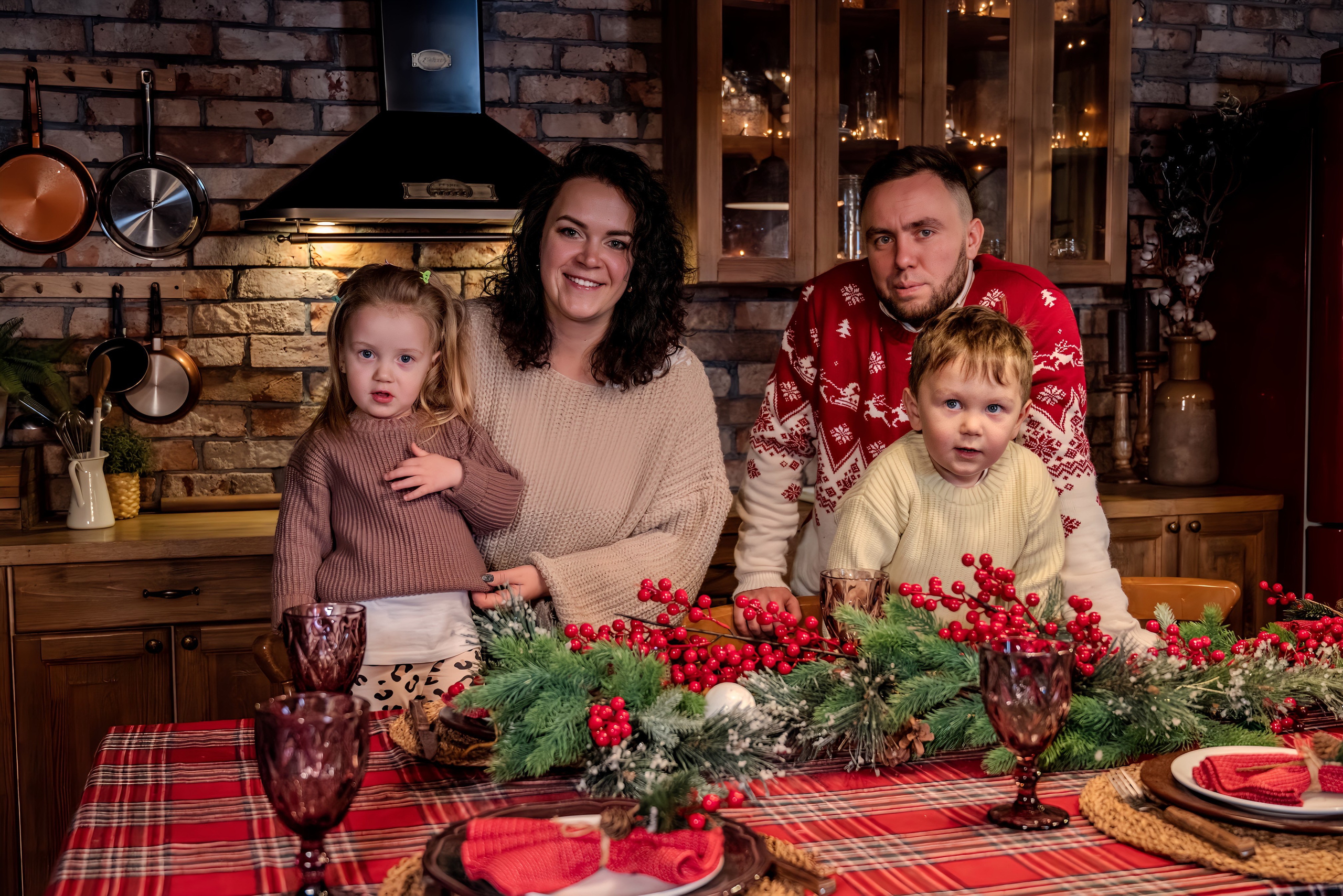 Семейный вечер в Шале. Семейный и детский фотограф Москва