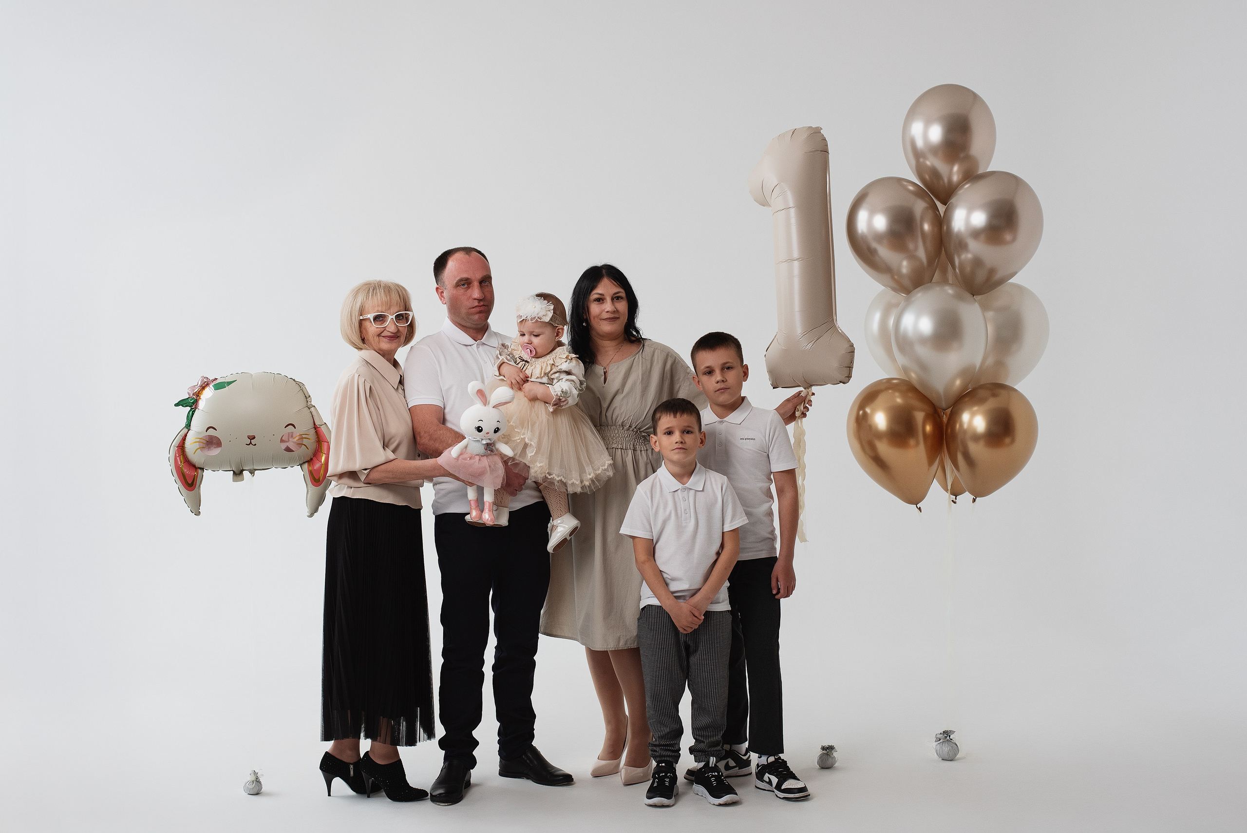 Фотосессия годика Алина. Семейный фотограф в Южно-Сахалинске Анастасия Лимарева