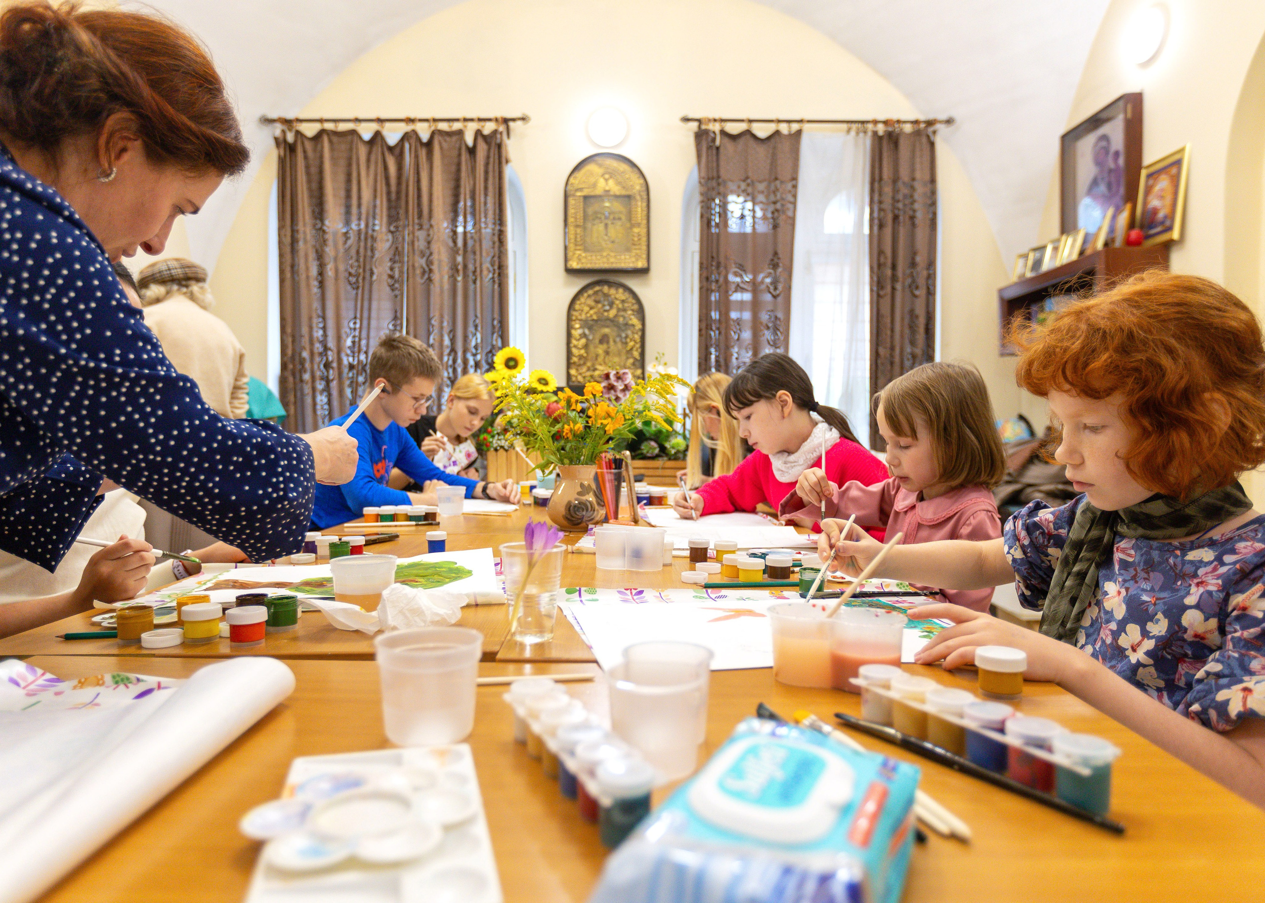Рисование в Воскресной школе при Храме Живоначальной Троицы. Выпускные альбомы и школьный фотограф в Подольске, Троицке, Щербинке, Москве и Московской области