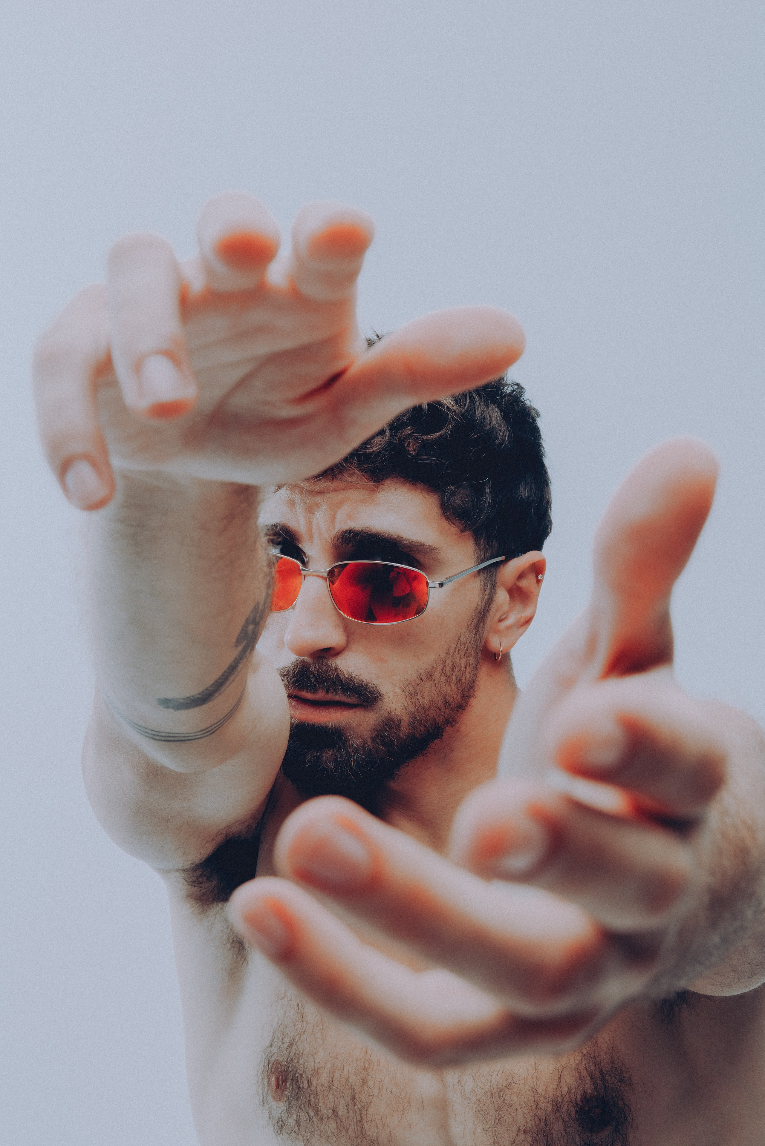 Creative portrait session with a Barcelona-based DJ