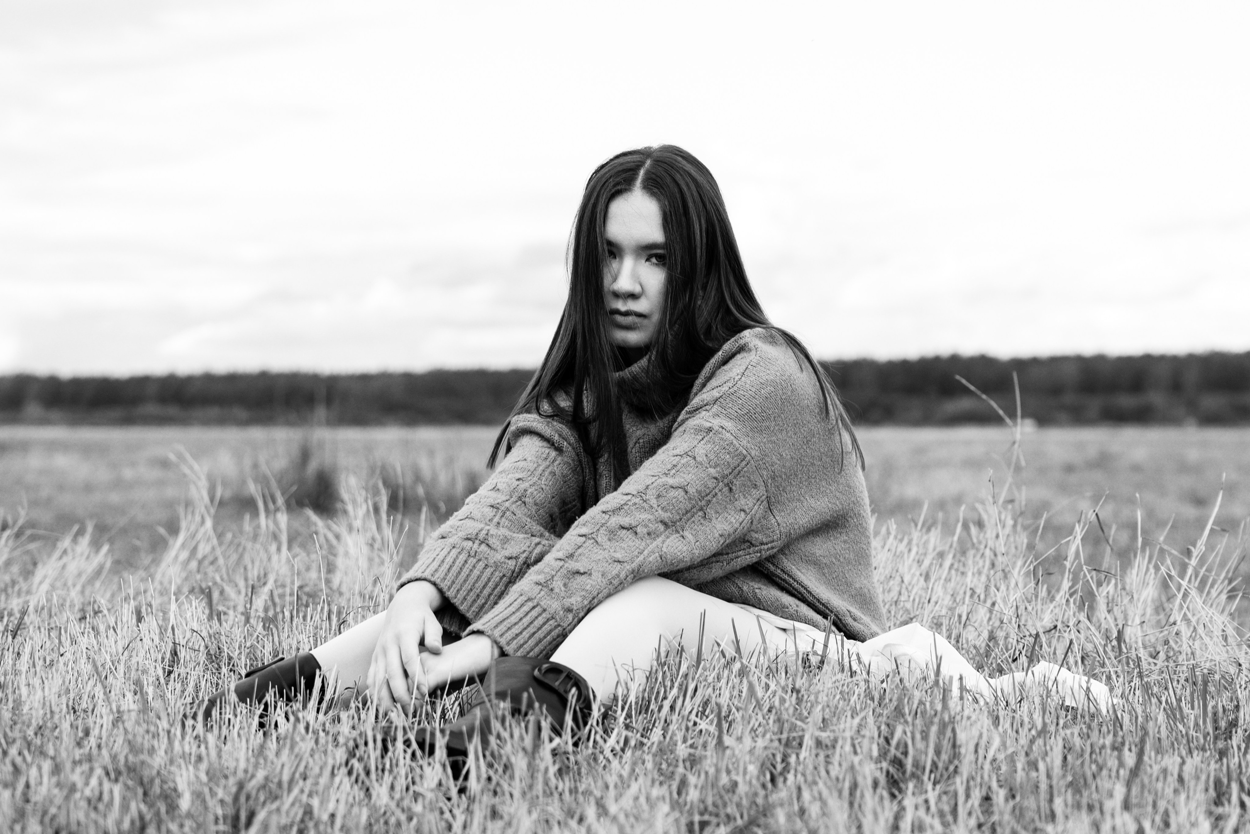 Прогулка в поле осенью. Фотограф в Санкт-Петербурге Вагнер Юлия