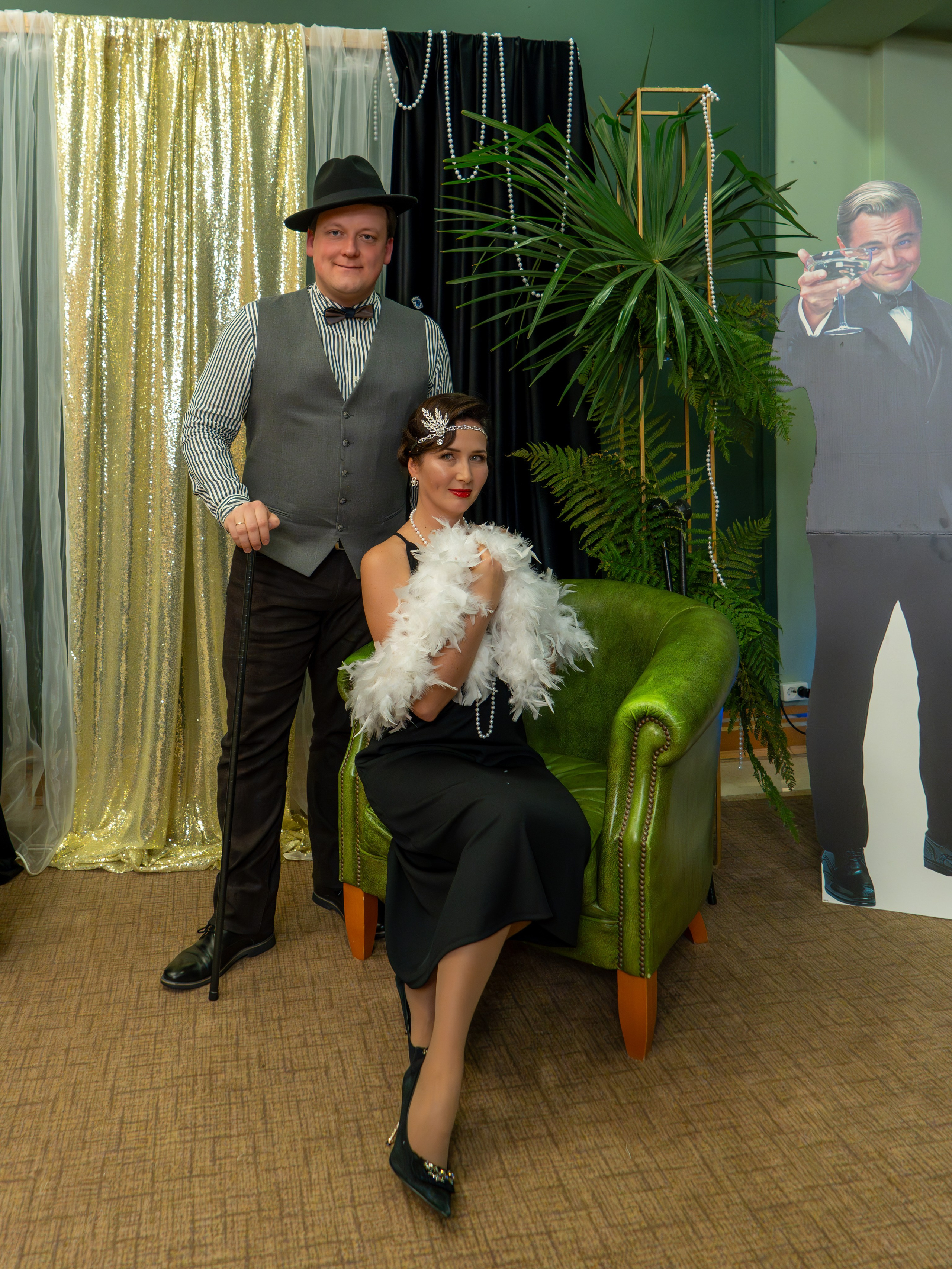 Новый год в стиле Great Gatsby. Репортажный фотограф в Красной Поляне и Сочи Павлюченко Екатерина