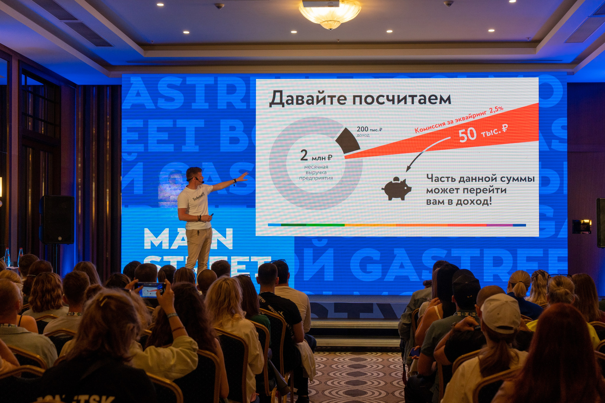 Фотоотчет партнерской интеграции СБП на Gastreet 2023. Репортажный фотограф в Красной Поляне и Сочи Павлюченко Екатерина