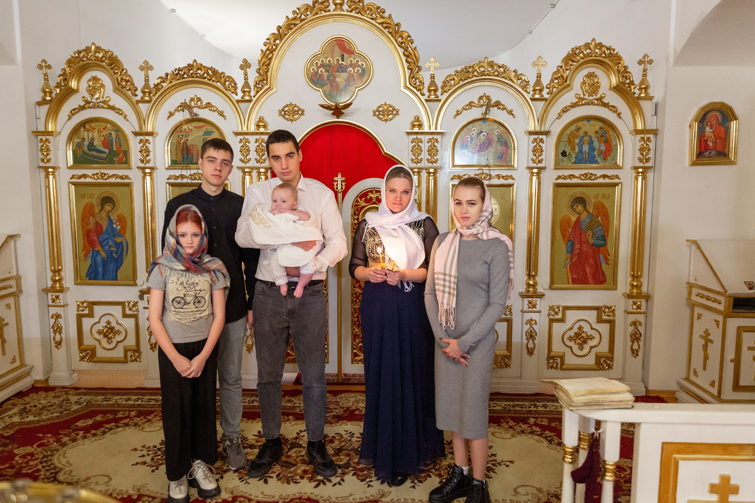 Таинство крещения. Фотограф Комаров Сергей