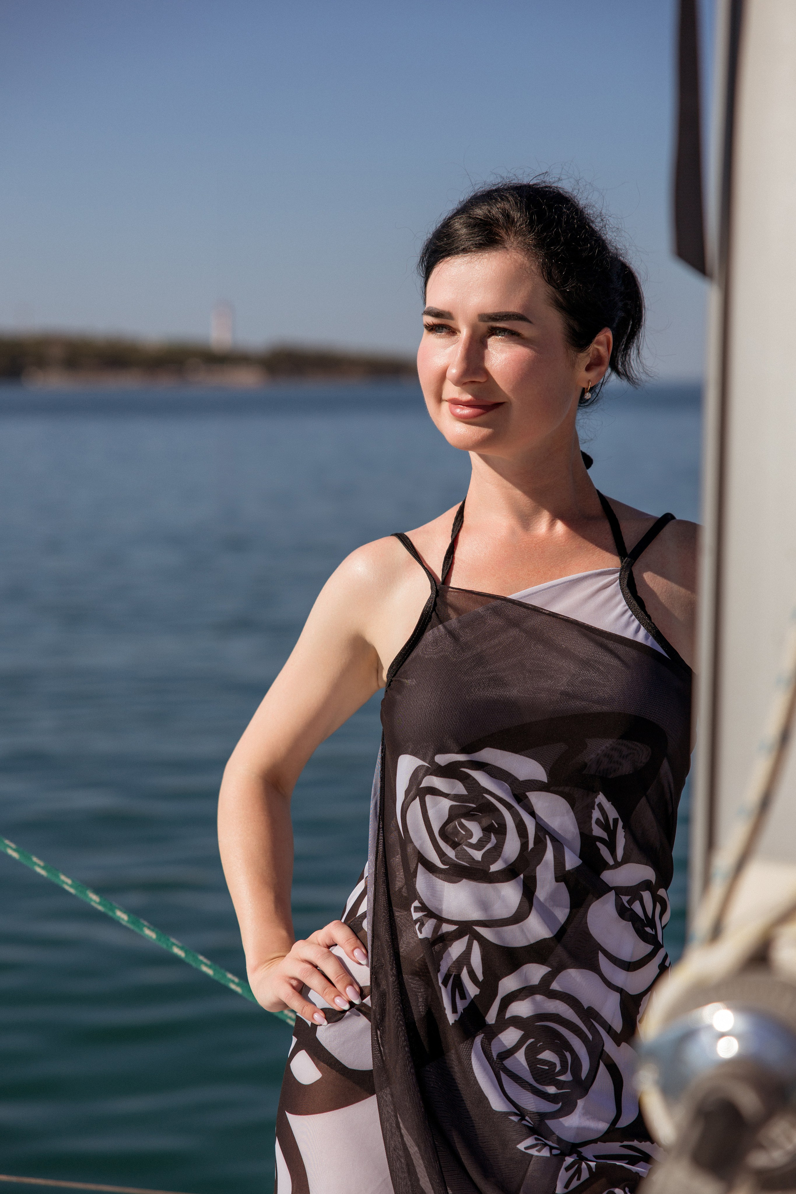 Таня и Юля на яхте 2024. Семейный и свадебный фотограф в Геленджике Михаил Шматов