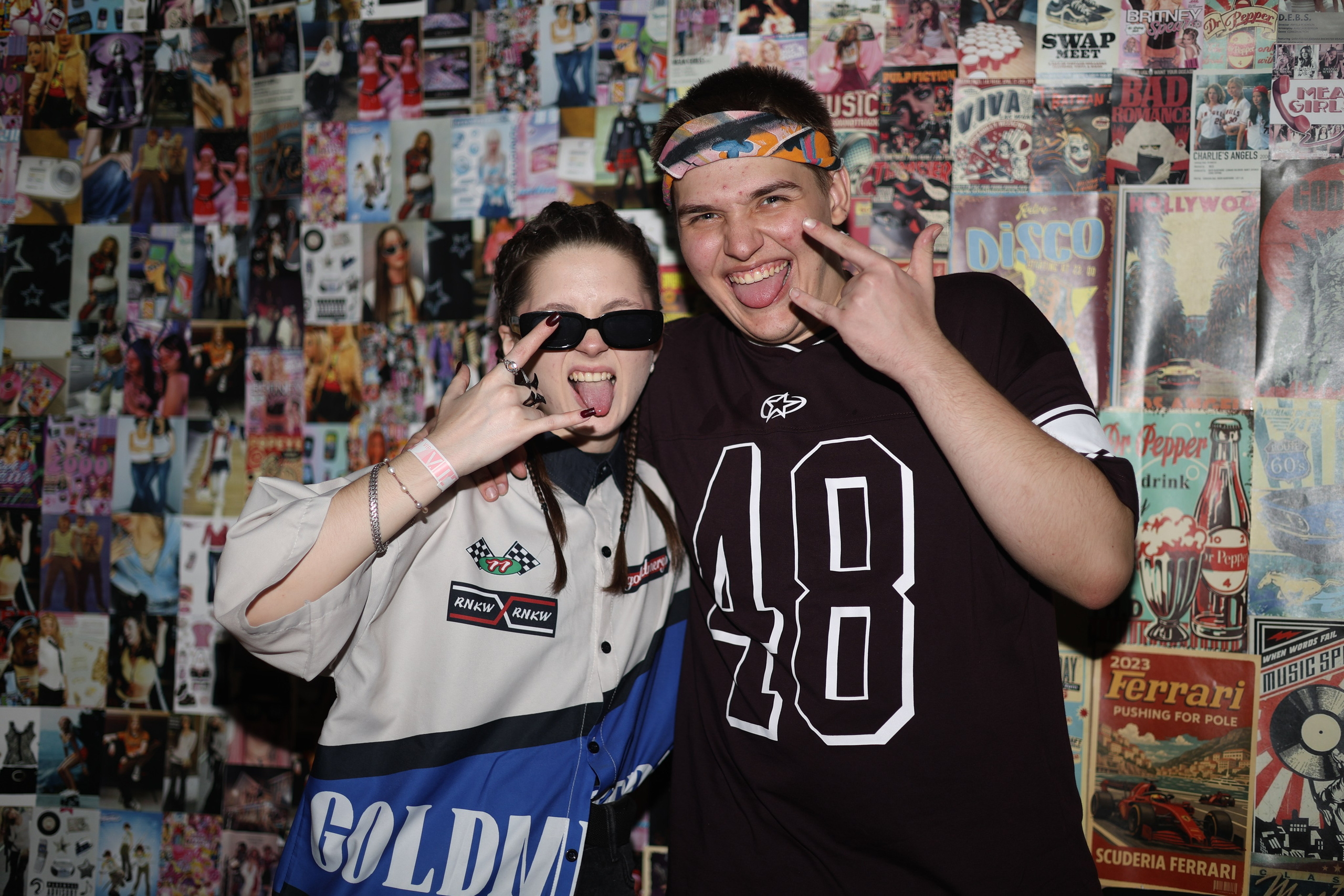 Student american-style party. Mintonov's Film Studio