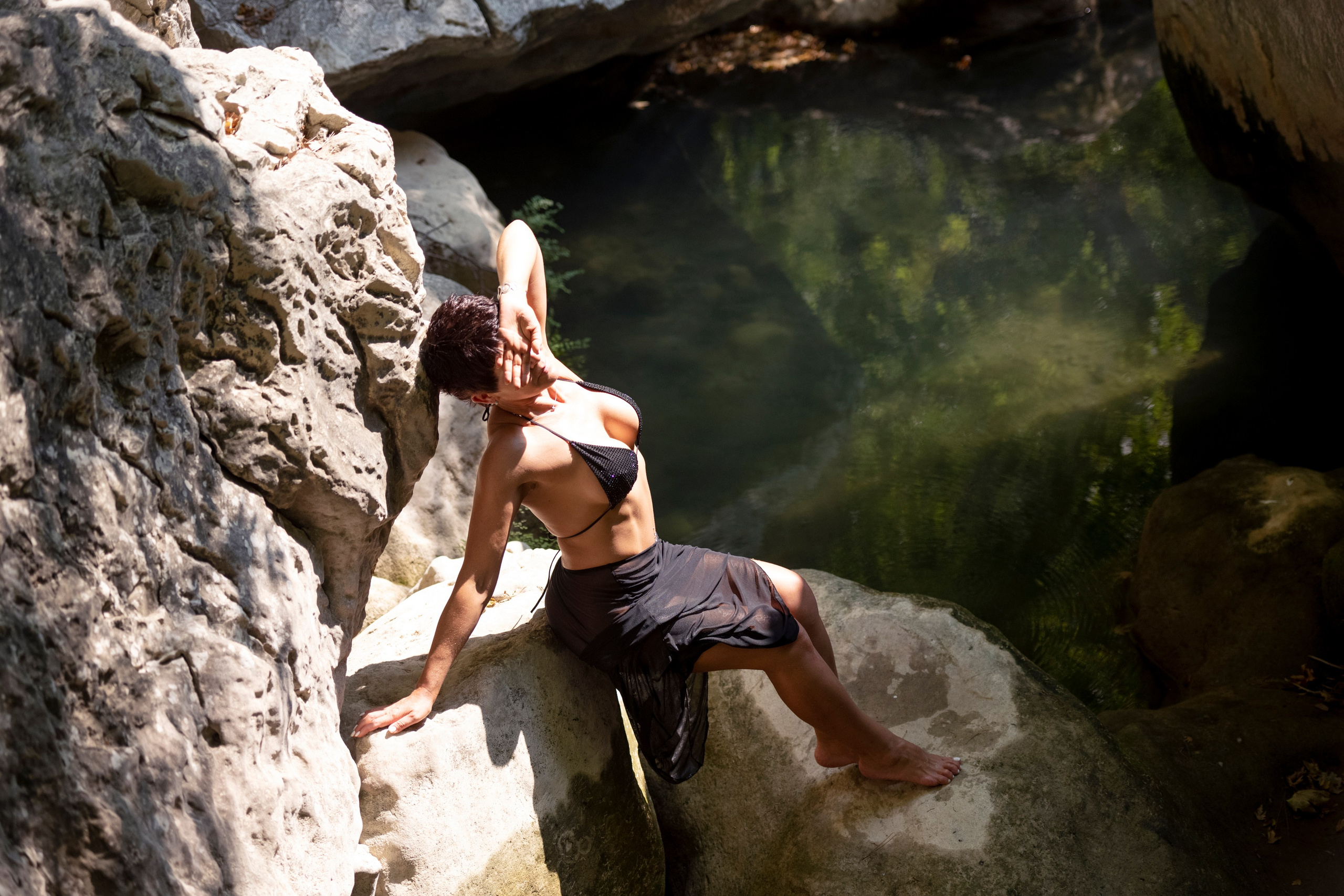 Индивидуальная фотосессия у водопада Анталия Белек. Профессиональный фотограф в Турции Анталии Кемере Сиде Белеке Алании