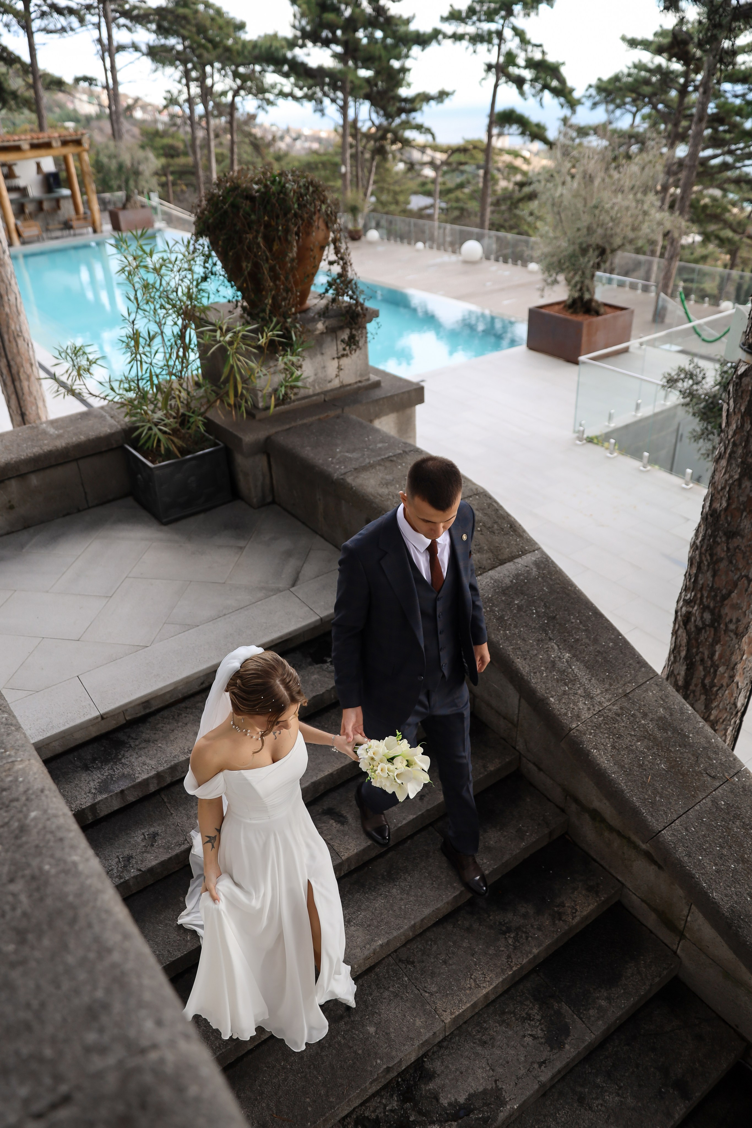 Свадебная съемка в Бутик- отеле MODUS. Анастасия и Виталий.2026. Свадебный фотограф в Крыму