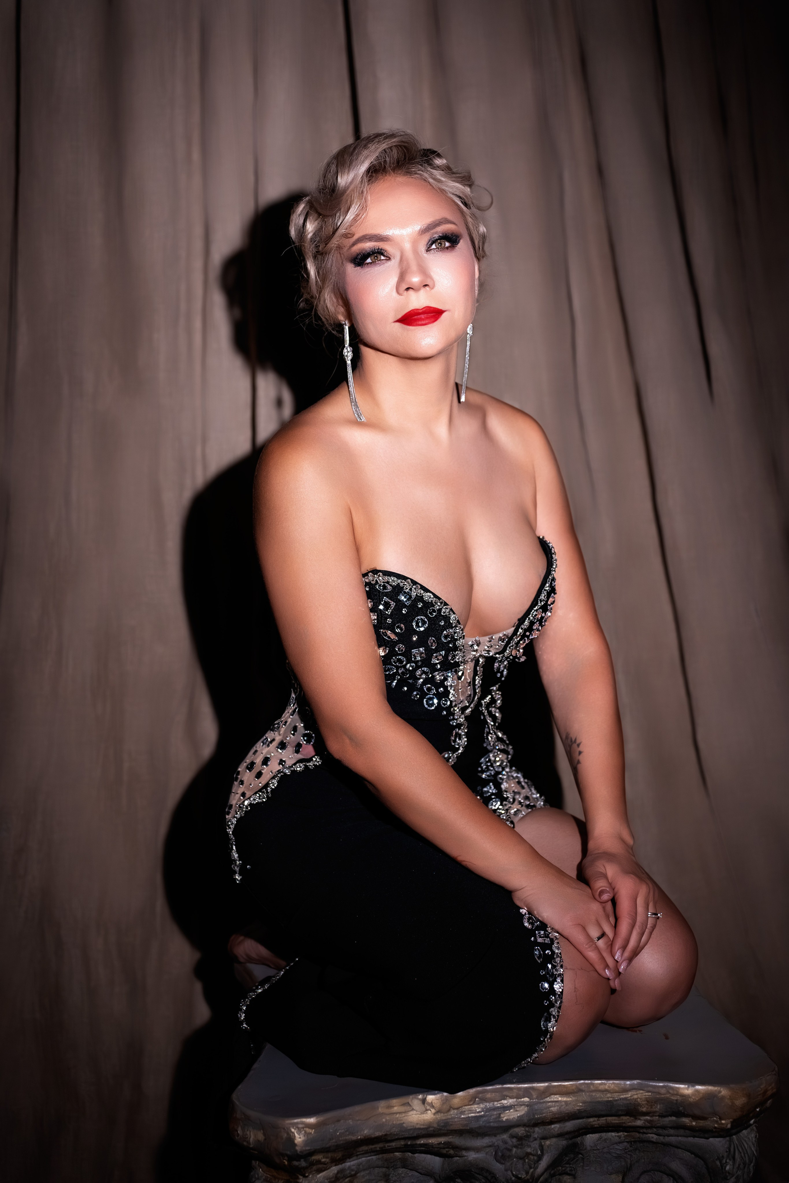 Новогодняя фотосессия Марии в студии