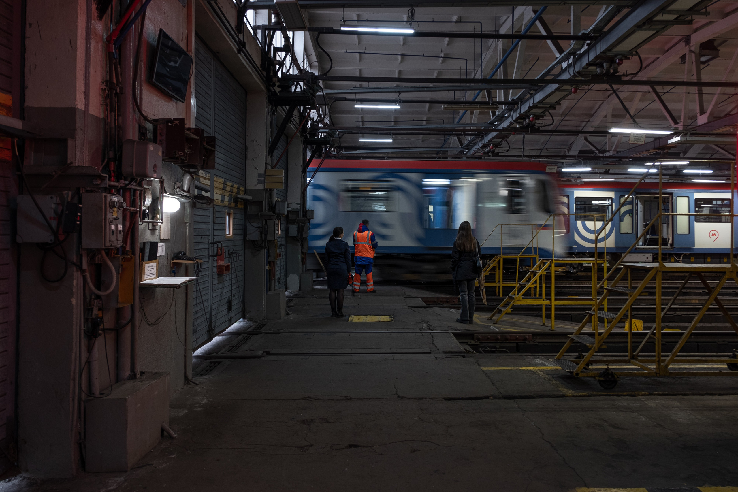 Московский Транспорт, электродепо. Репортажный фотограф в Москве Андрей Федоров