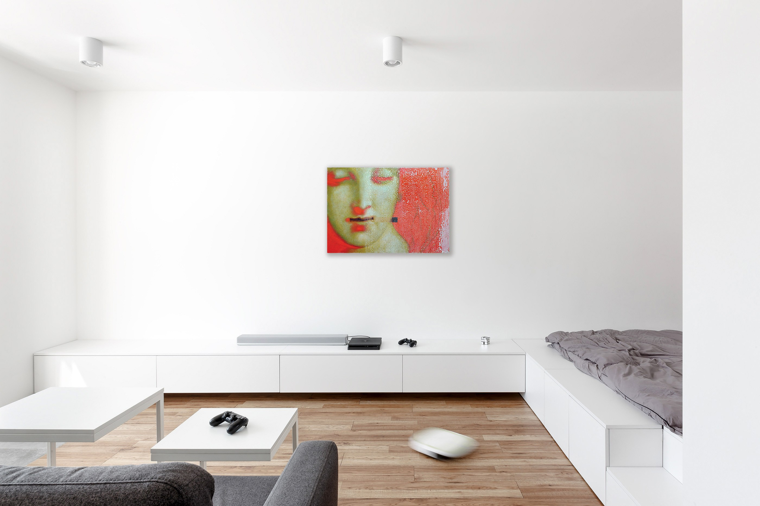 Шифр Мадонны дель Грандуки. Художник-абстракционист Ольга Рикун. Москва