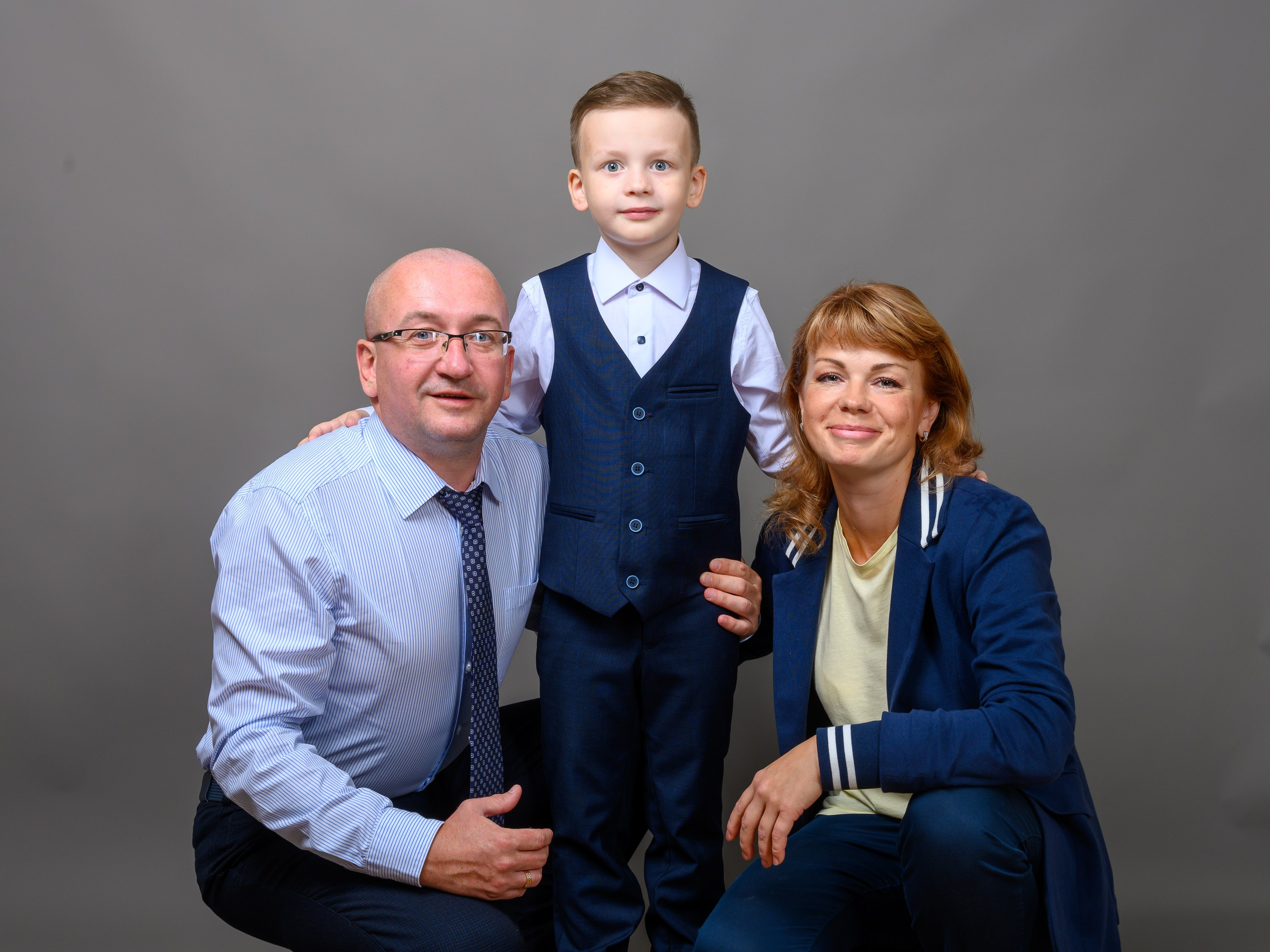 Дмитрий и Елена. Семейная фотосессия. Фотограф Андрей Зикеев, фотостудия AzArt Studio в Москве