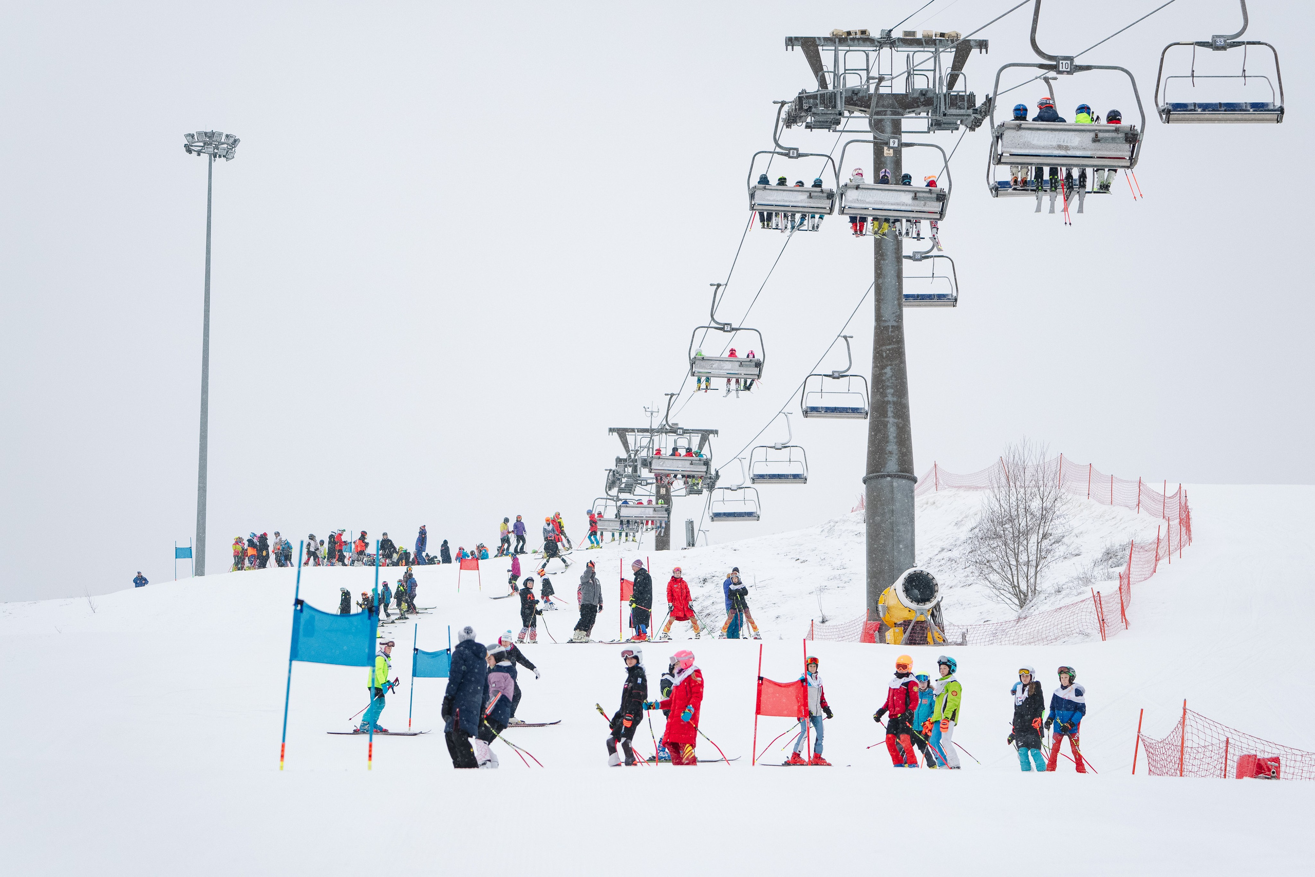 Горные лыжи. Первенство Центрального Федерального Округа. GS U14 Шуколово. Фотограф Студитский Евгений