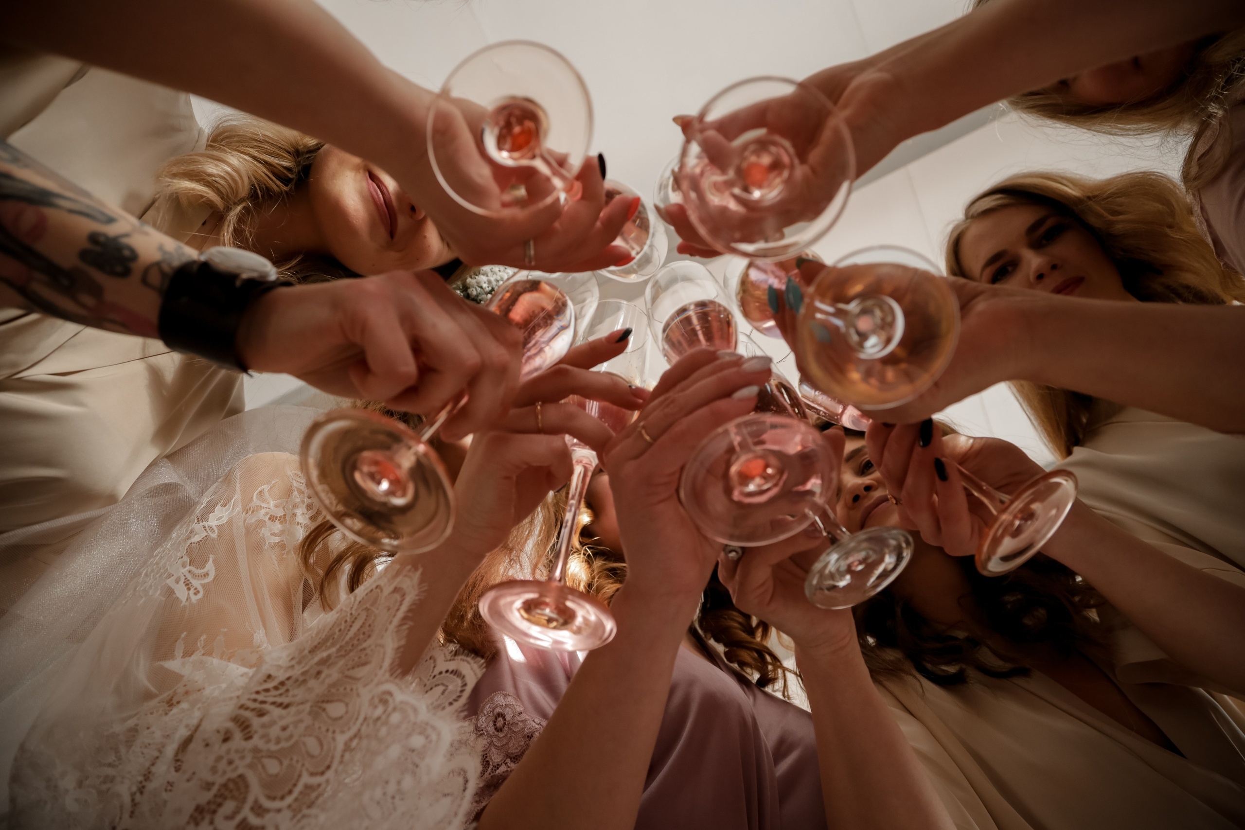 Девичник Нади с девочками в фотостудии. Свадебный фотограф Беларусь Ольга Козыренко