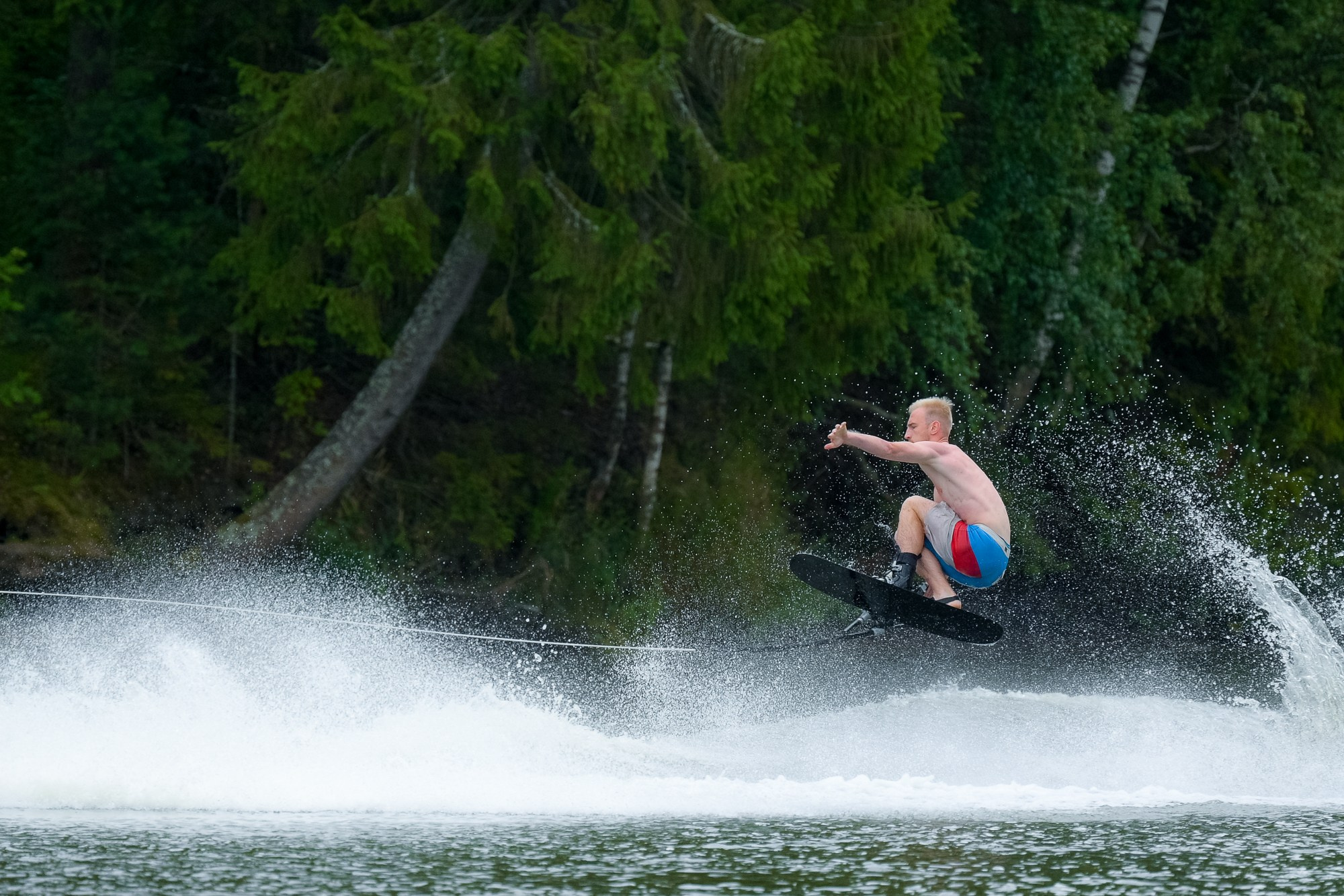 Чемпионат России по воднолыжному спорту. Елена Дружинина. Спортивный и репортажный фотограф