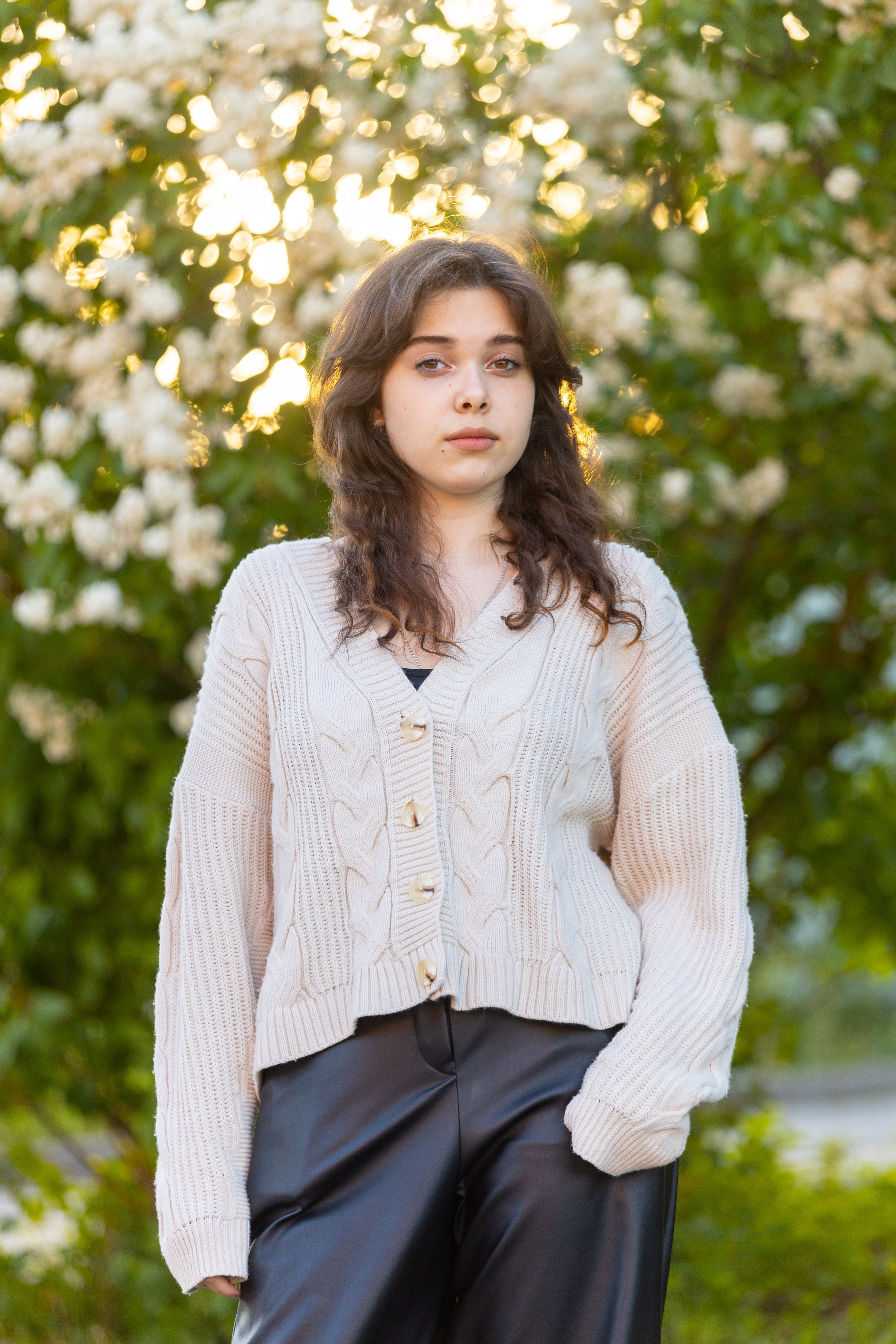 Мария весной в цветущих локациях. Фотограф в Туле Крупский АнДРей. Фотостудия «КАДР71» в Туле