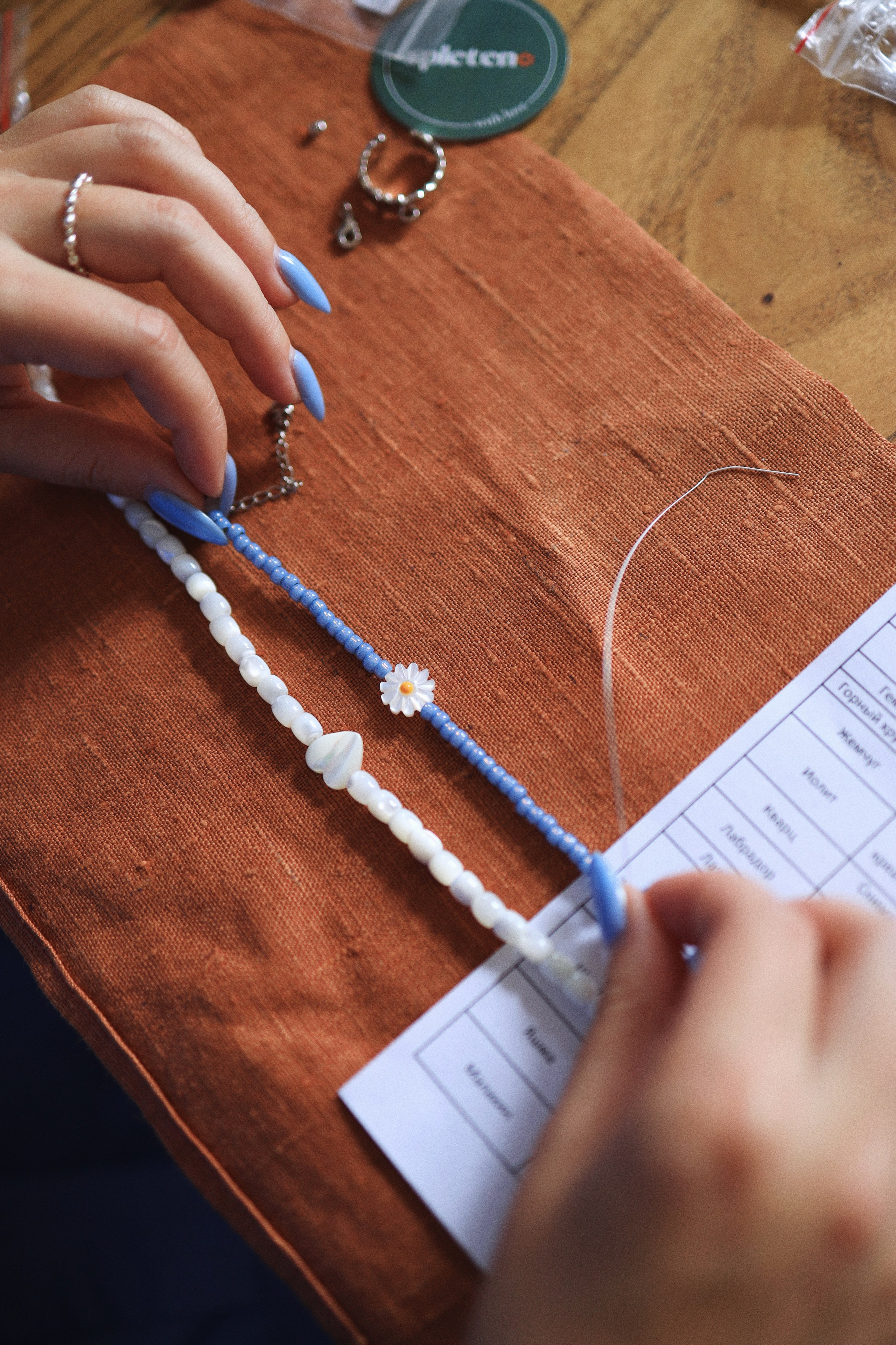 Jewelry workshop by Spleteno brand | 2023. POLINA MÔMOT