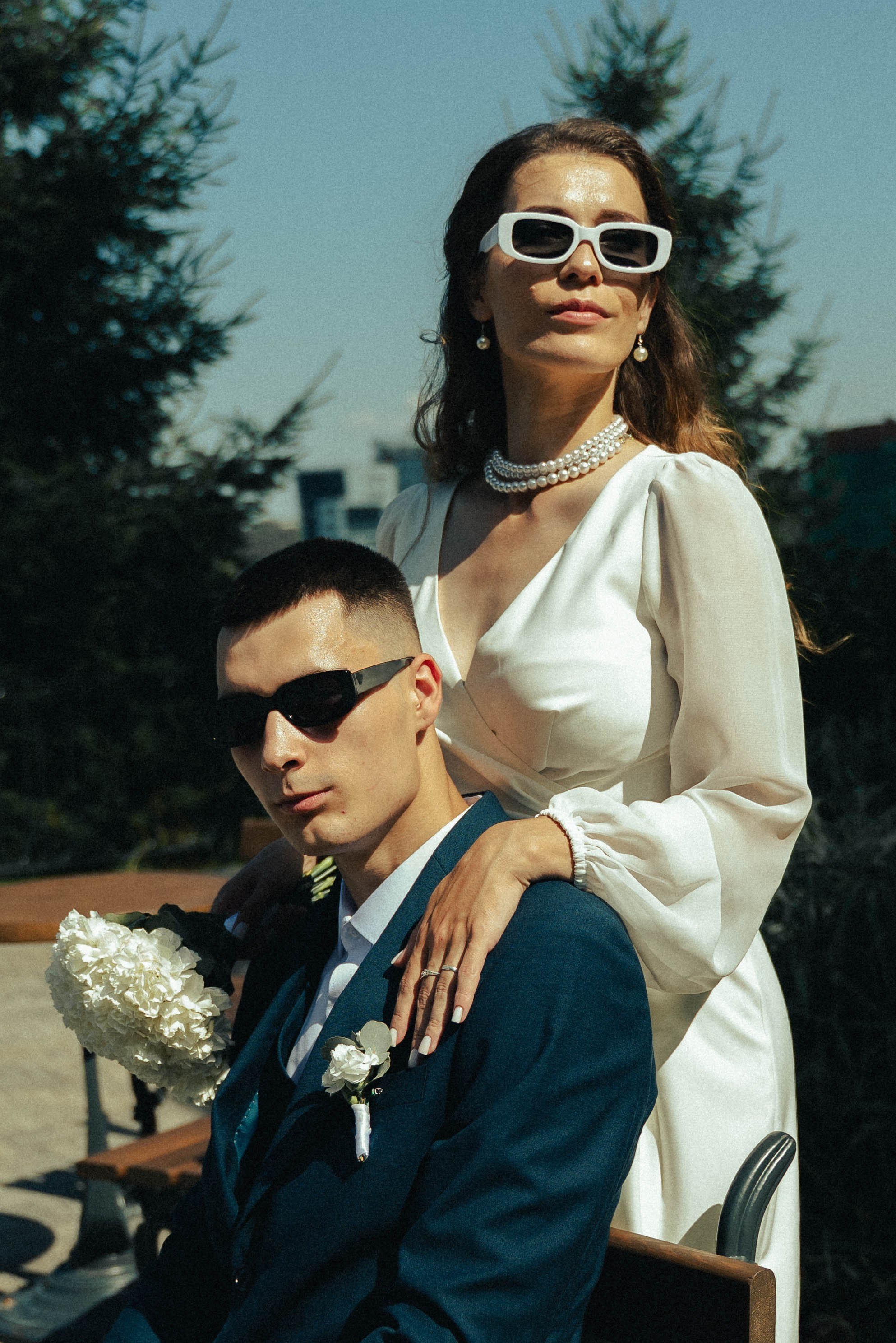 Свадебная прогулка Ольги и Вадима. Портретный фотограф в Казани Алёна Евсеева