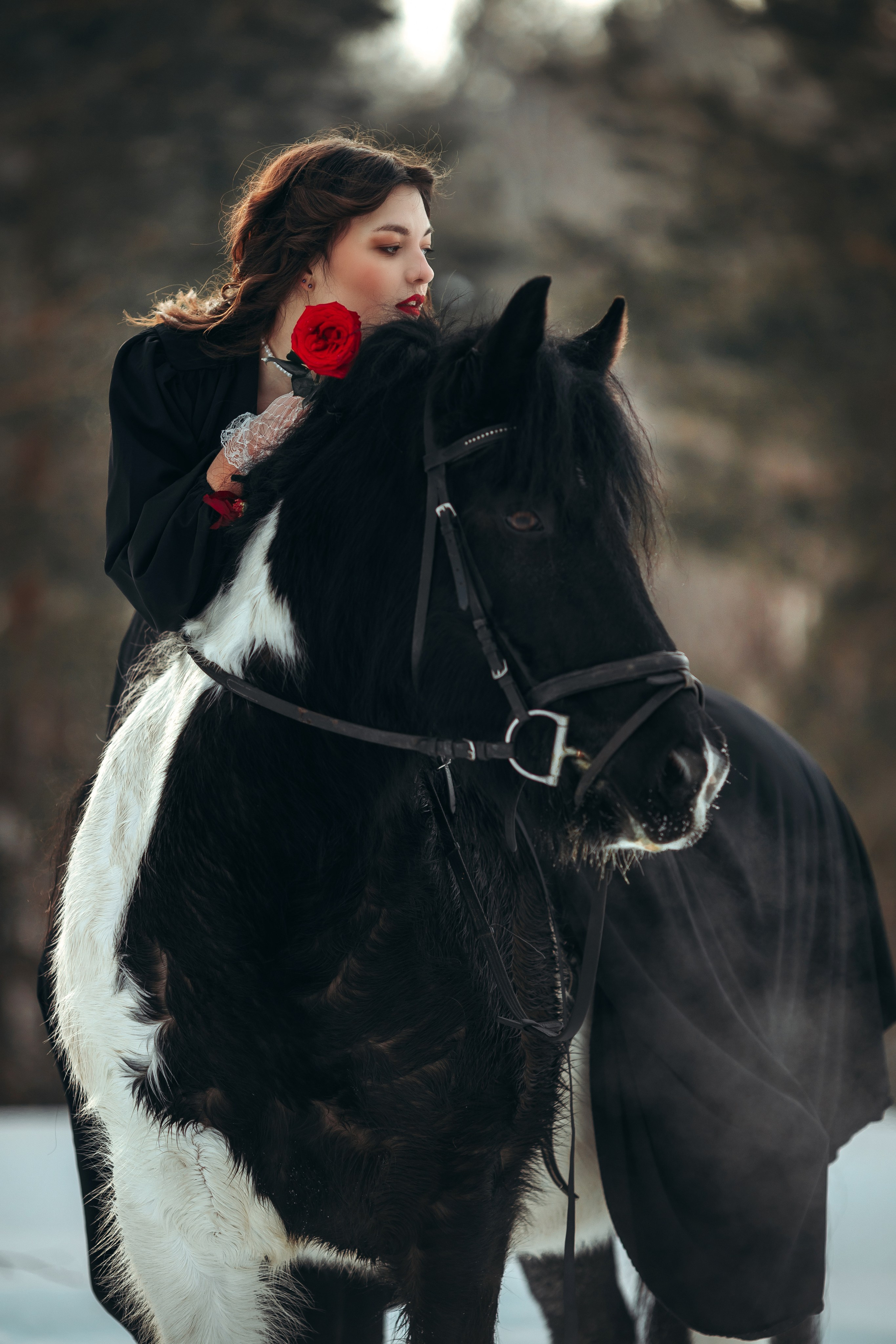 Катя и Шери. Анна Молчанова конный фотограф в Тюмени | фотосессии с лошадьми Тюмень