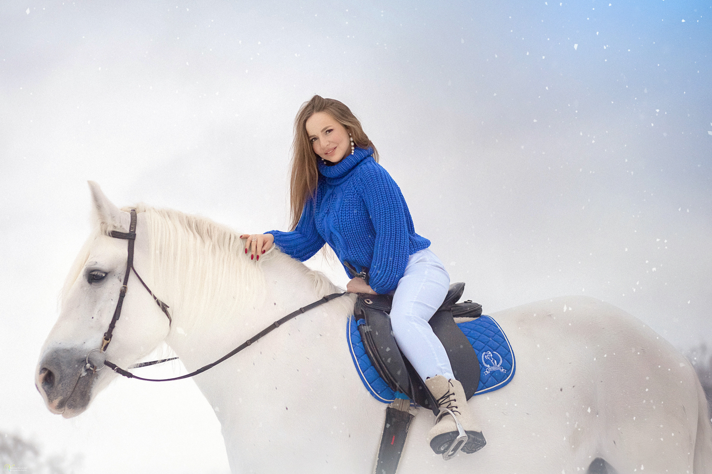 Полина и Киприда_Синее. Фотограф женский и мужской портрет Санкт-Петербург