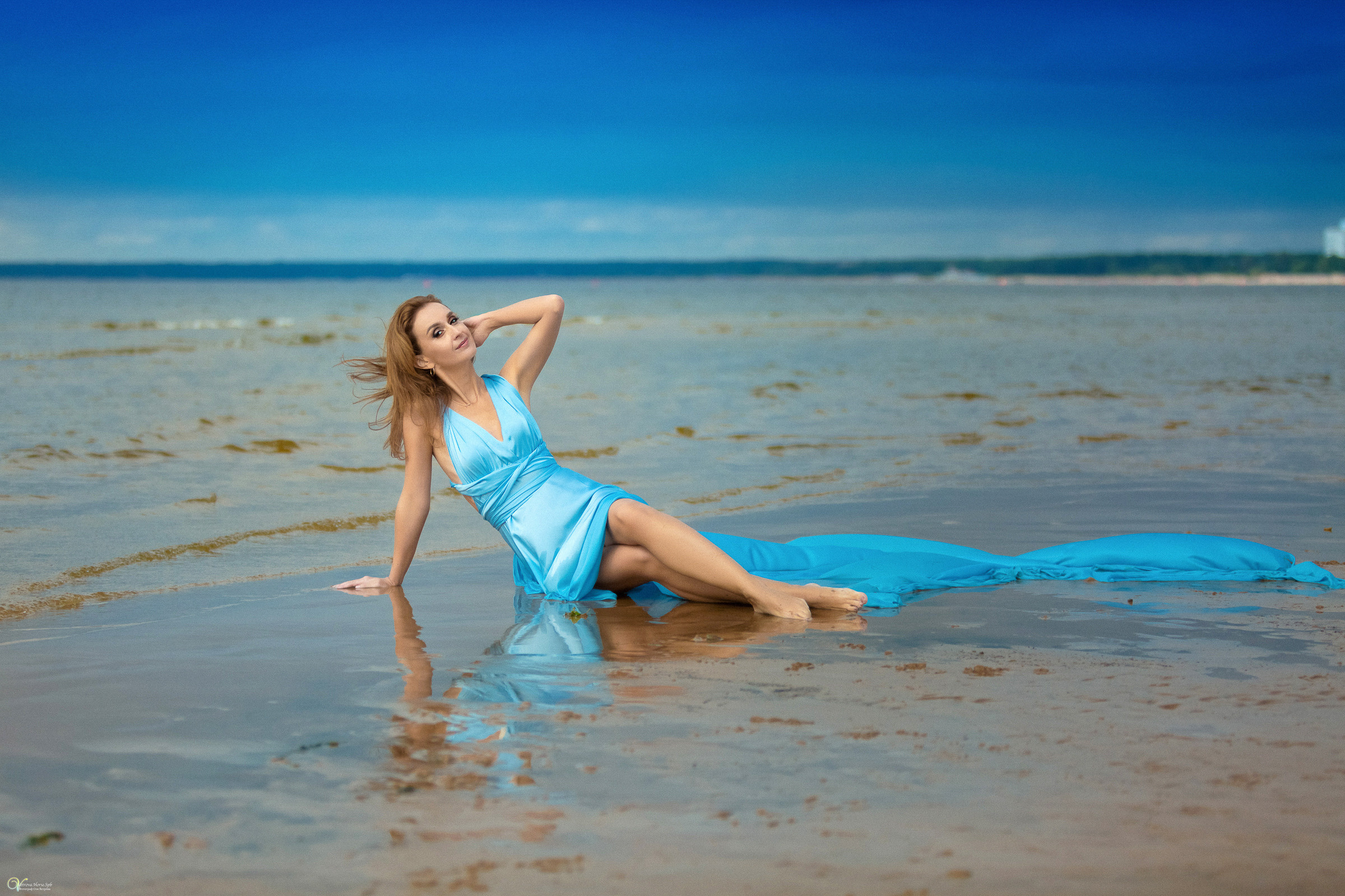 Оля и залив. Фотограф женский и мужской портрет Санкт-Петербург