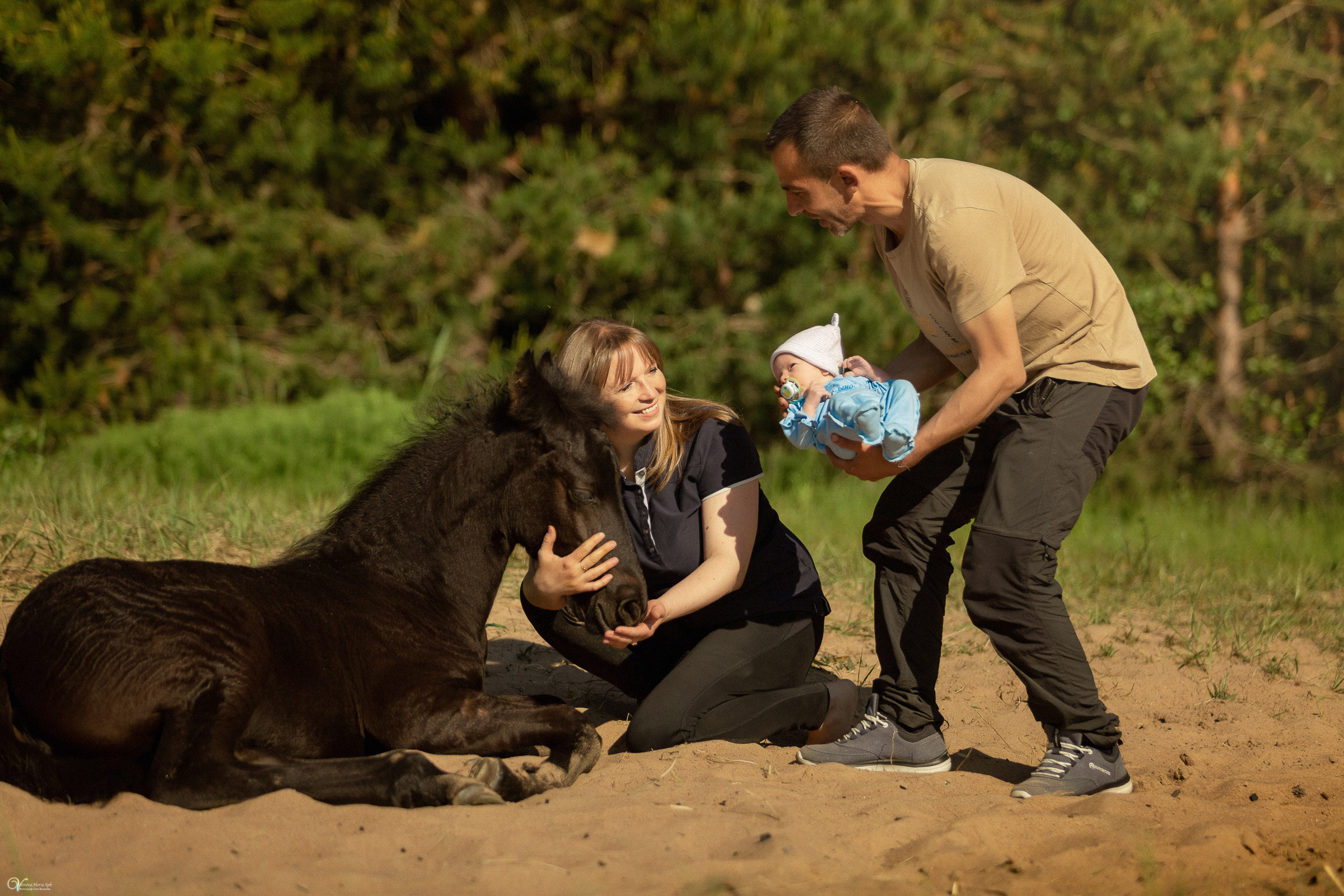 Первая фотосессия с лошадьми :). Фотограф женский и мужской портрет Санкт-Петербург