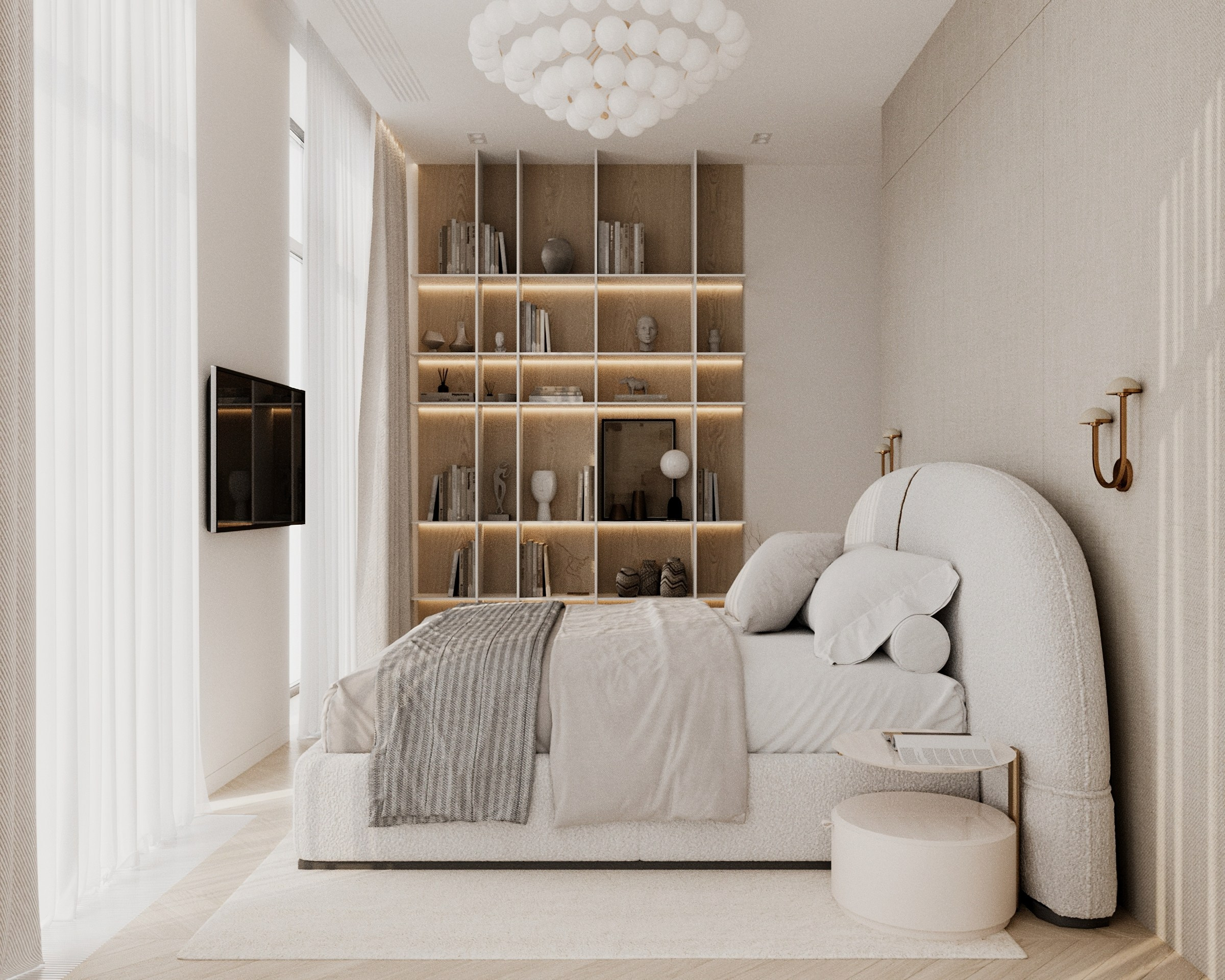 Roza Rossa спальня финал. Визуализатор Векшина Елена