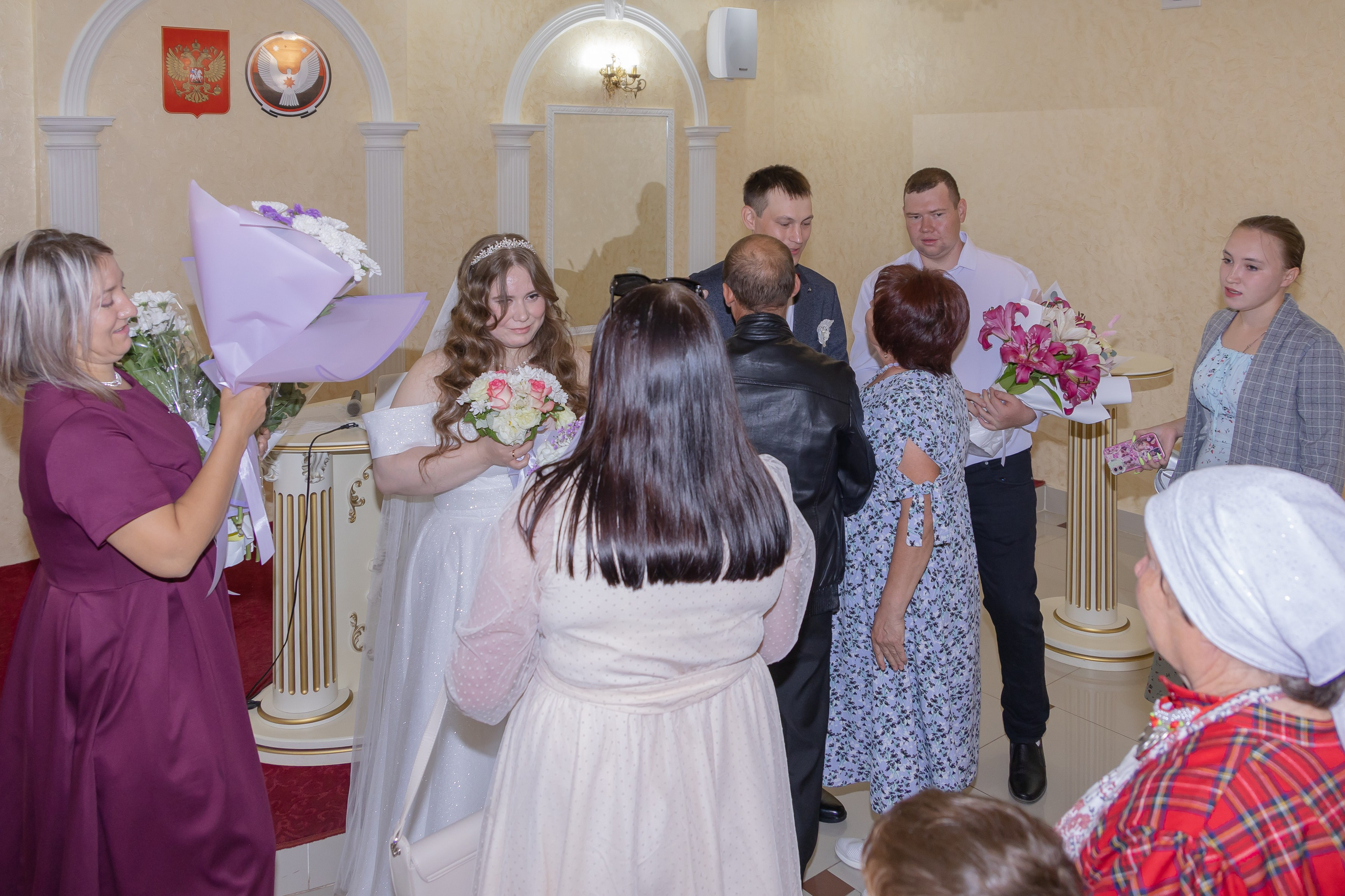 Свадебная съемка регистрации в ЗАГСе г. Можга