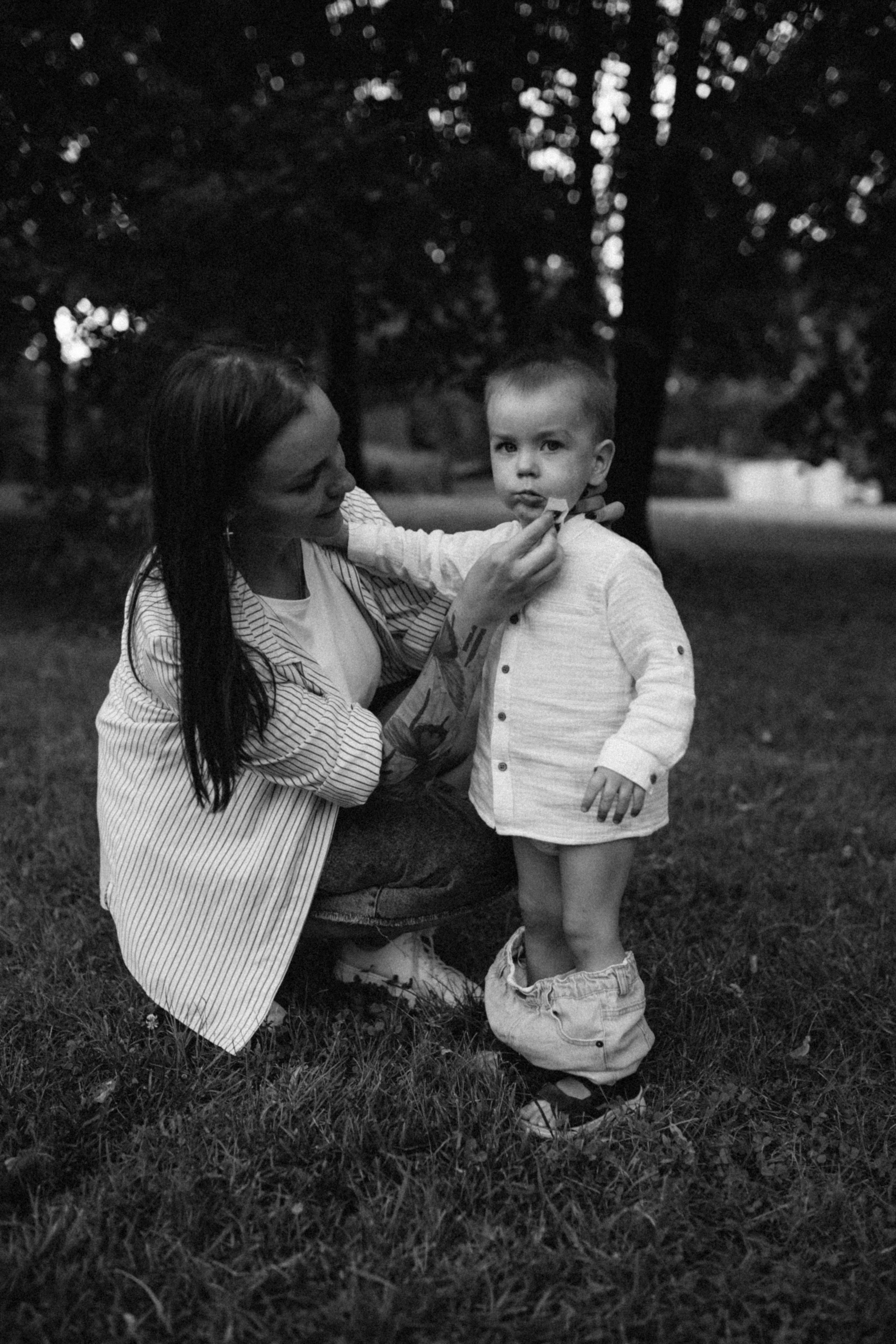 Прогулка в парке Саша и Мирон. Семейный фотограф в Москве и Люберцах Юлия Гуськова