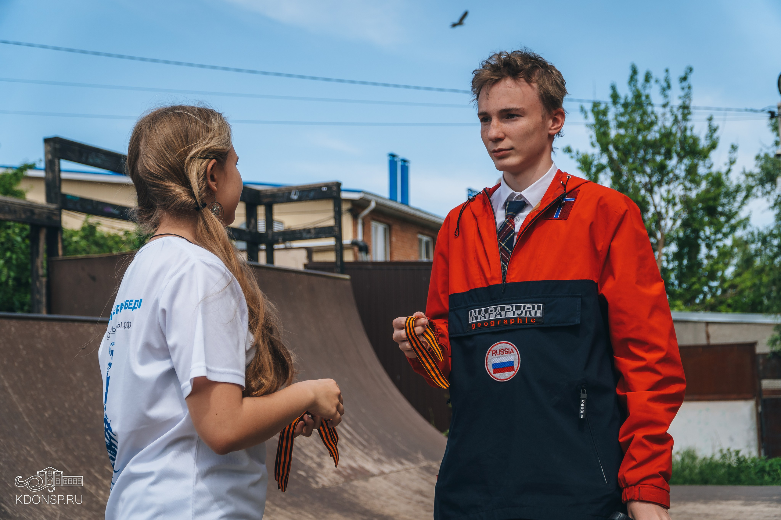 «Георгиевская ленточка». Новотитаровский Дом культуры