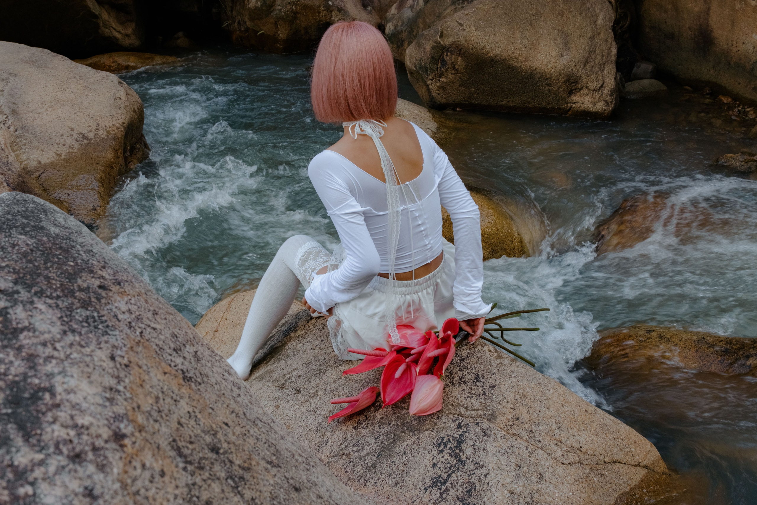 Location "Ba Ho Waterfall". Portrait photographer Nha Trang | Julia Meshanina