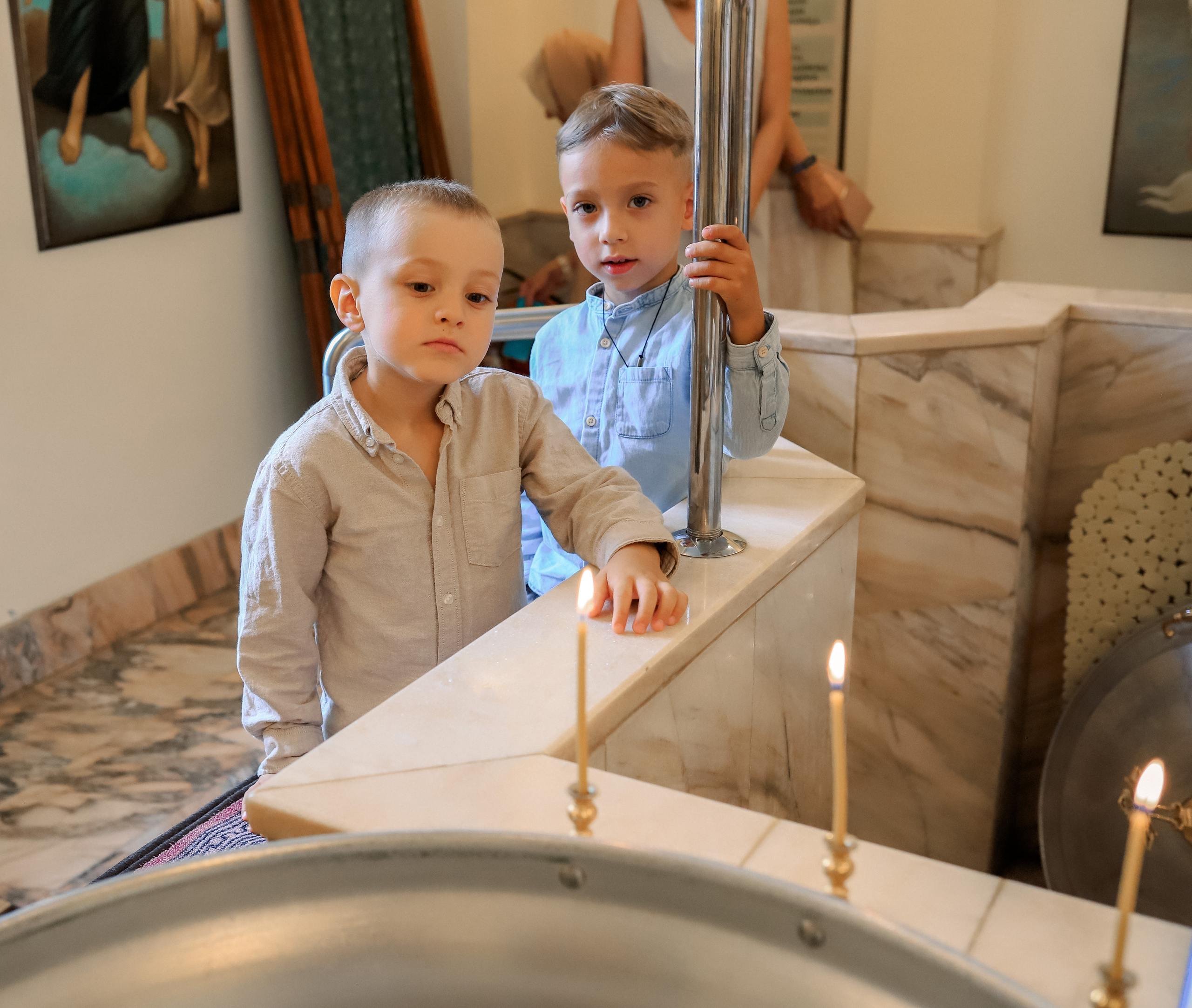 Крещение Федора. Семейный и портретный фотограф в Москве Александра Науменко