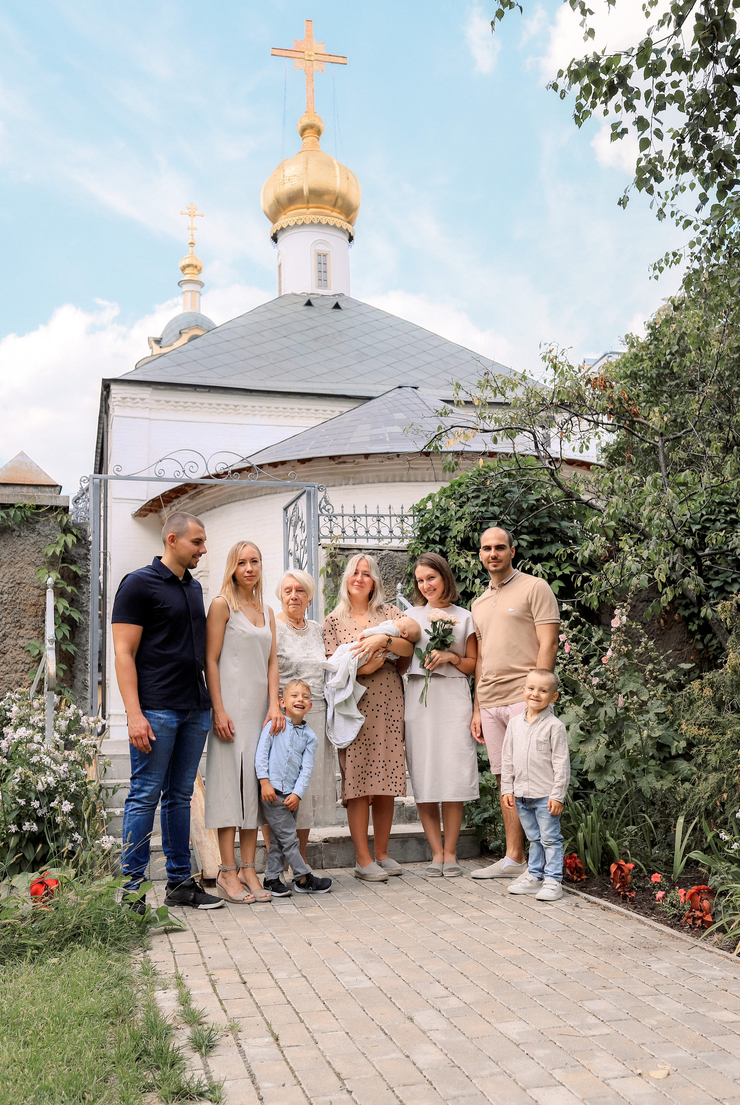 Крещение Федора. Семейный и портретный фотограф в Москве Александра Науменко