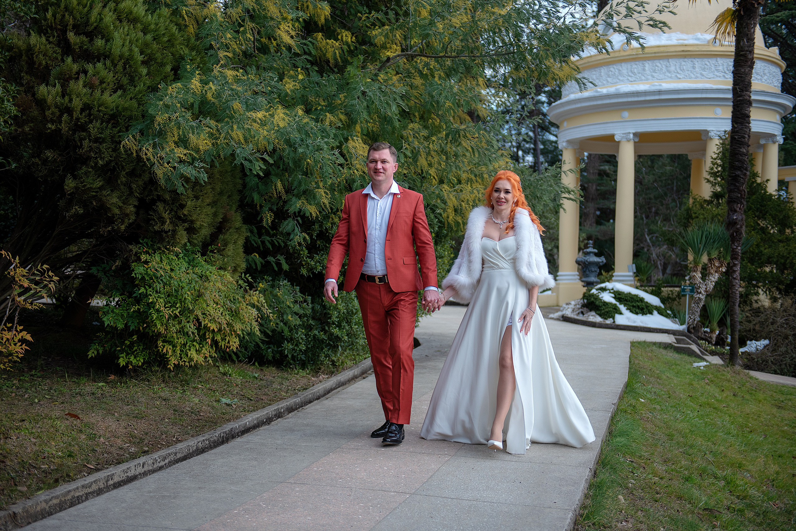 Свадебная прогулка Виктор и Татьяна. Семейный и коммерческий фотограф в Сочи Александр Бодунов