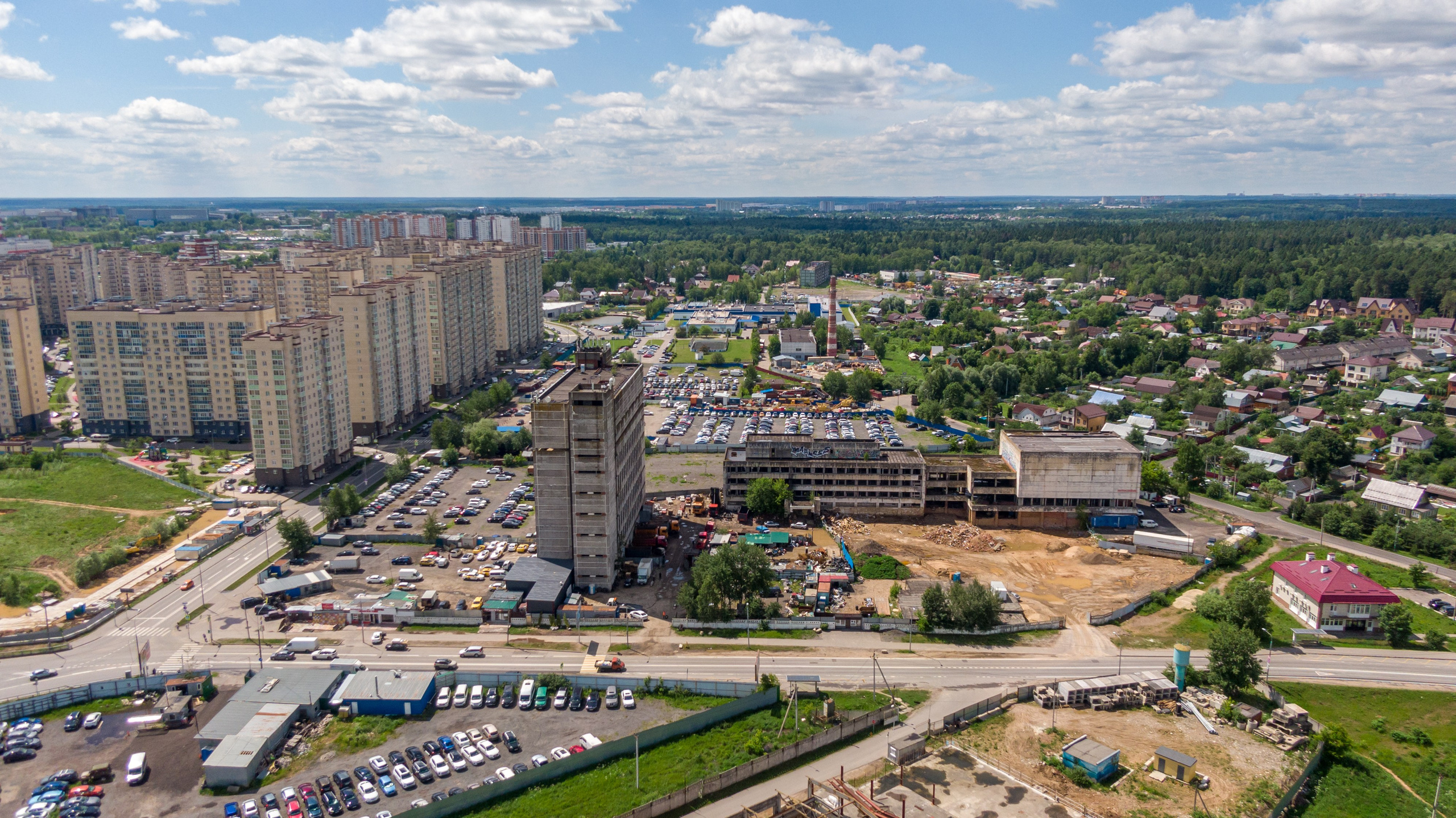 Aerial shoots in architecture. Professional photographer Alexey Nikitin in Moscow