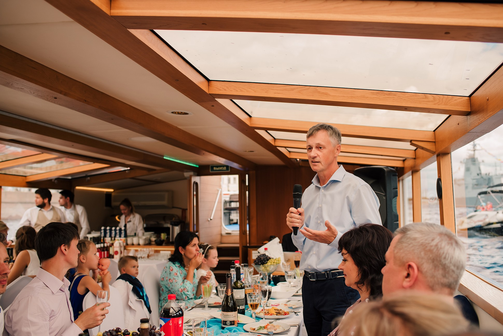 Юля и Андрей. Банкет на воде. Семейный и Свадебный фотограф. Санкт-Петербург. Пушкин