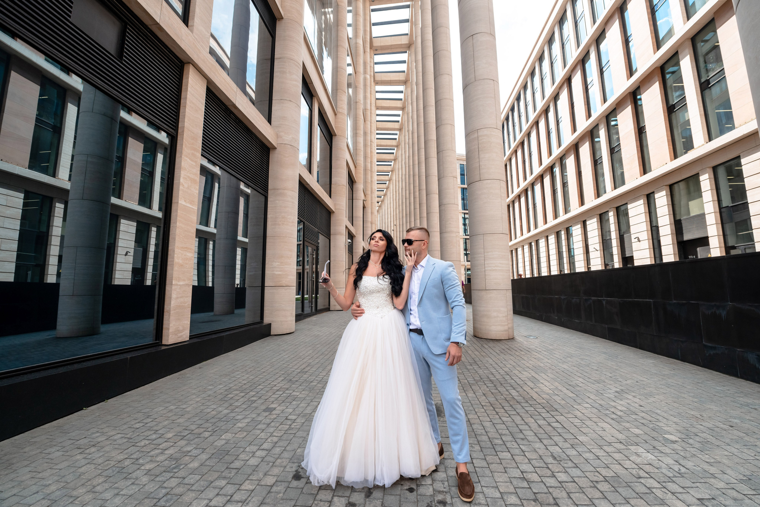 Елена и Илья (фотосессия у городской Невской Ратуши, Исаакиевская площадь). Портретный, семейный и свадебный фотограф в Санкт-Петербурге и в Пушкине Ширяев Денис