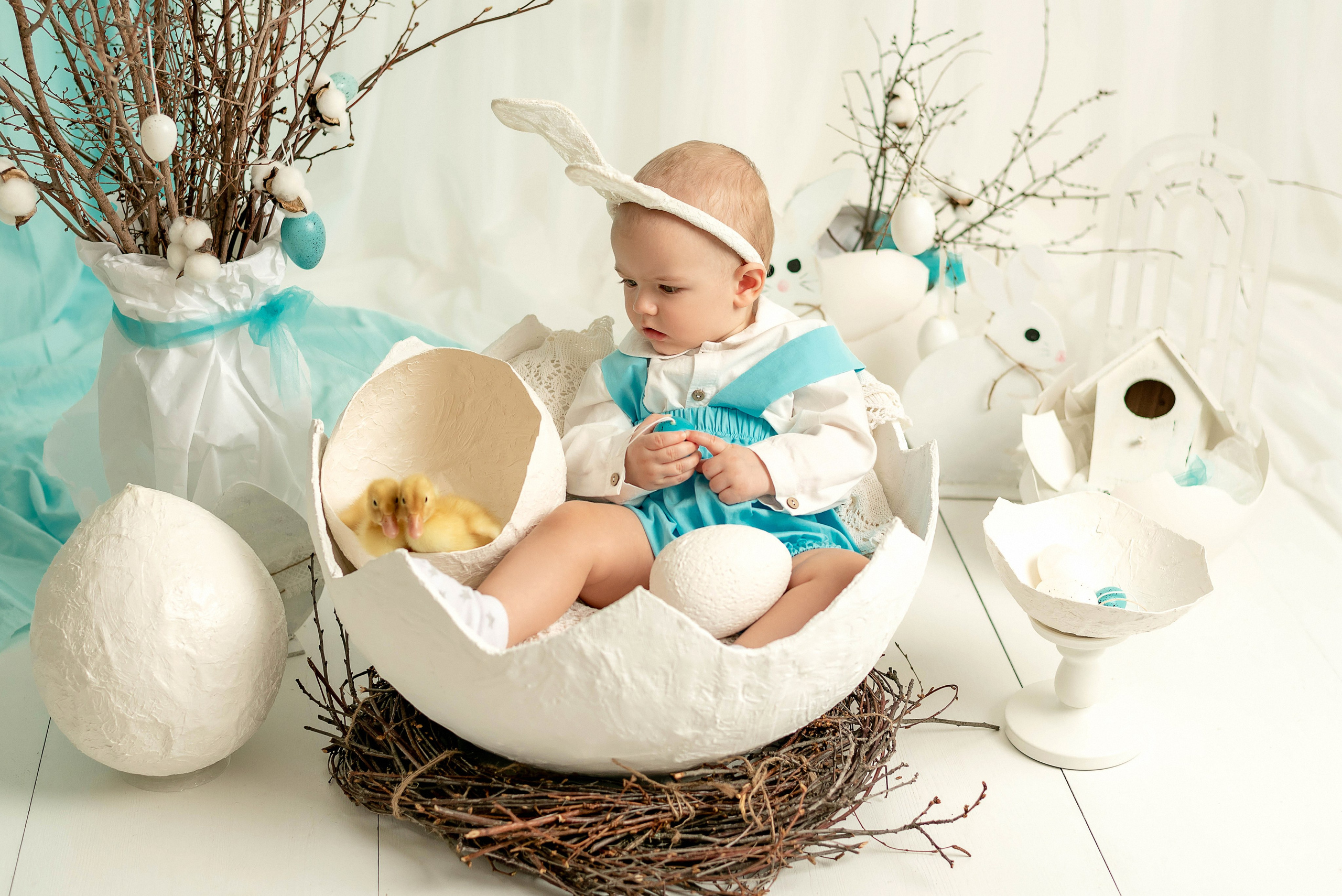 Миша — утята. Семейный и детский фотограф Наталья Горда