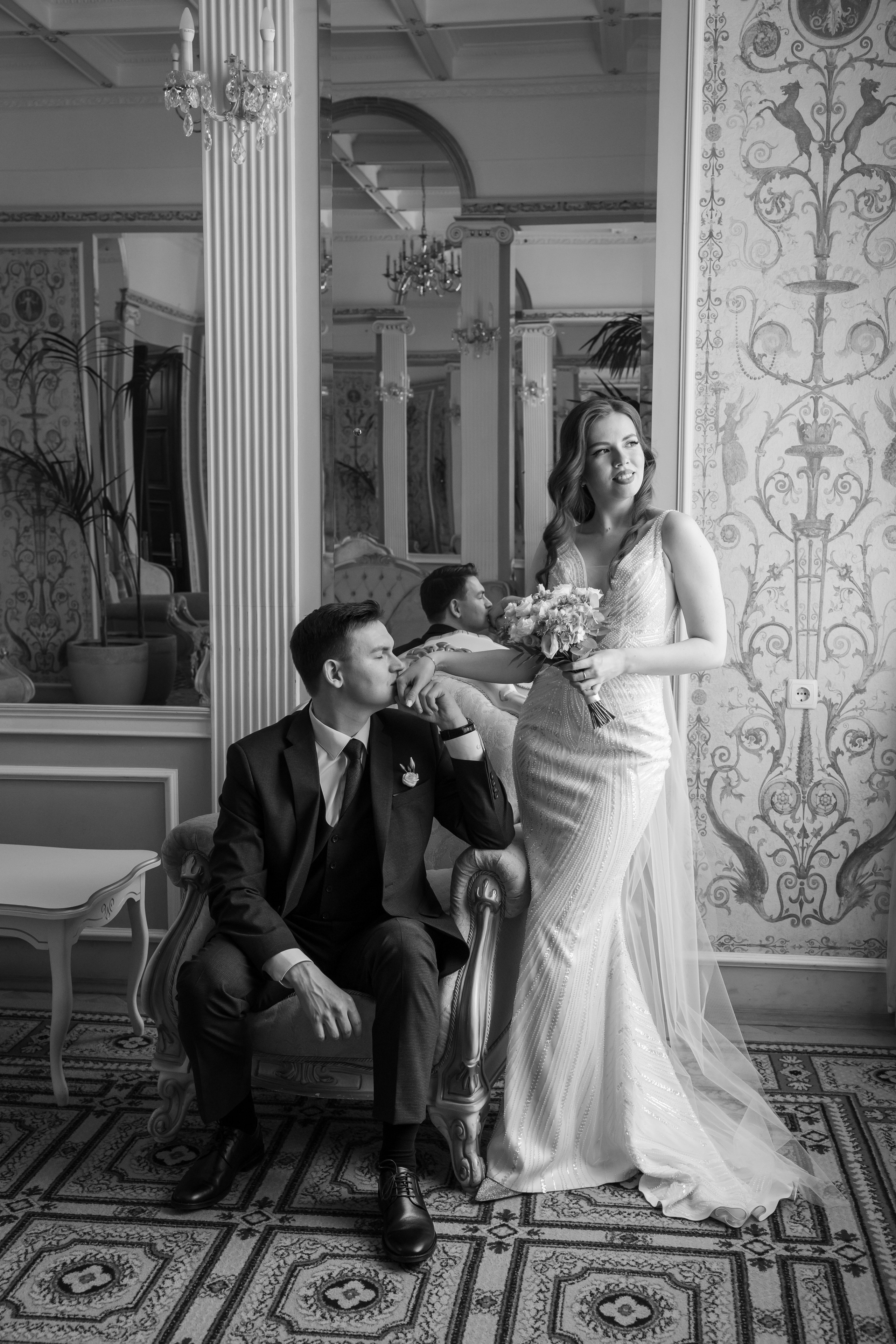 Даша и Дима, Грибоедовский ЗАГС. Свадебный и репортажный фотограф (Москва, Королев и другие)