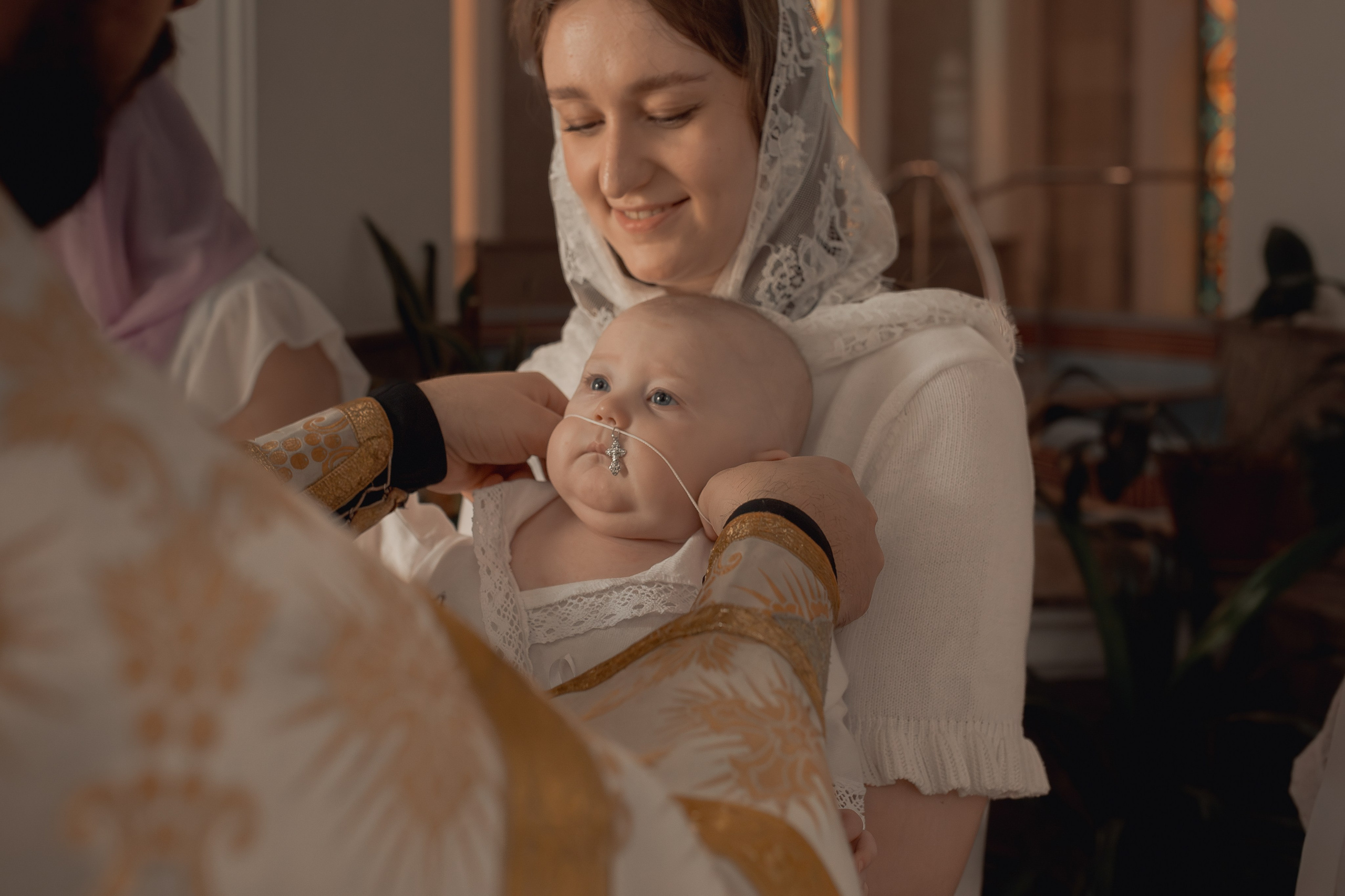 Крещение Валерии. Фотограф на Крещение и Венчание в Ташкенте