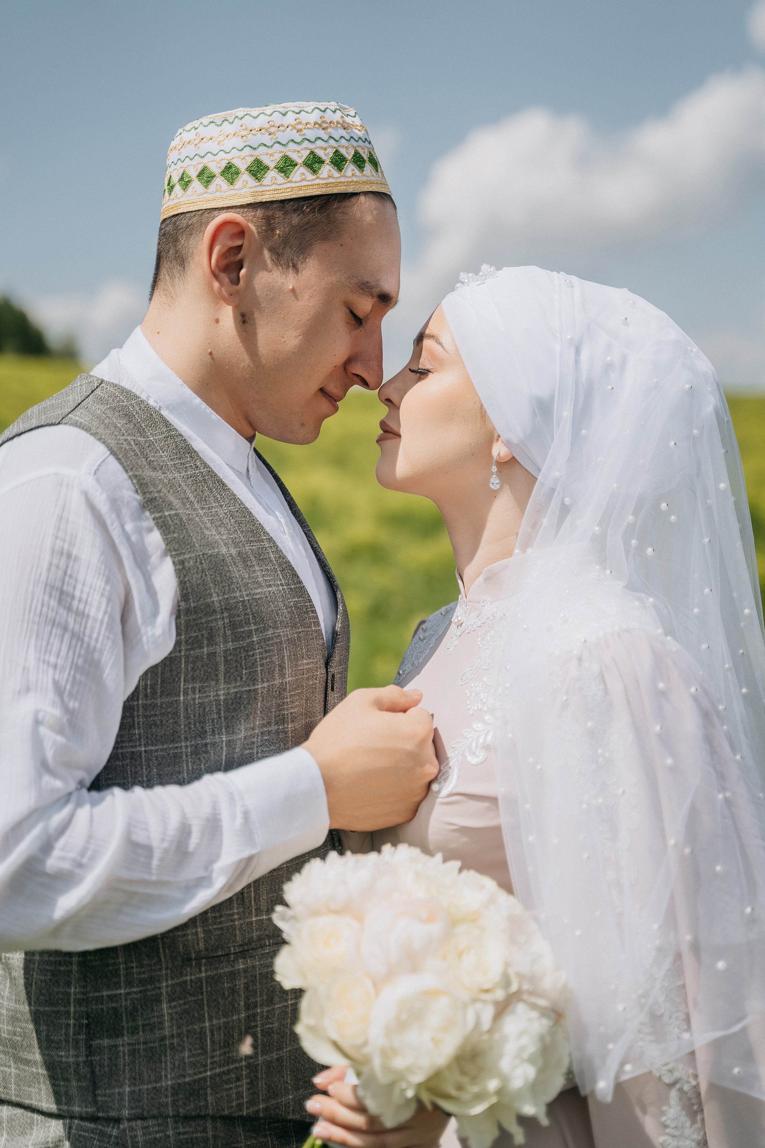 Асхат и Аделия. Свадебный семейный фотограф Ксения Божко Уфа Раевка никах в Нарыстау