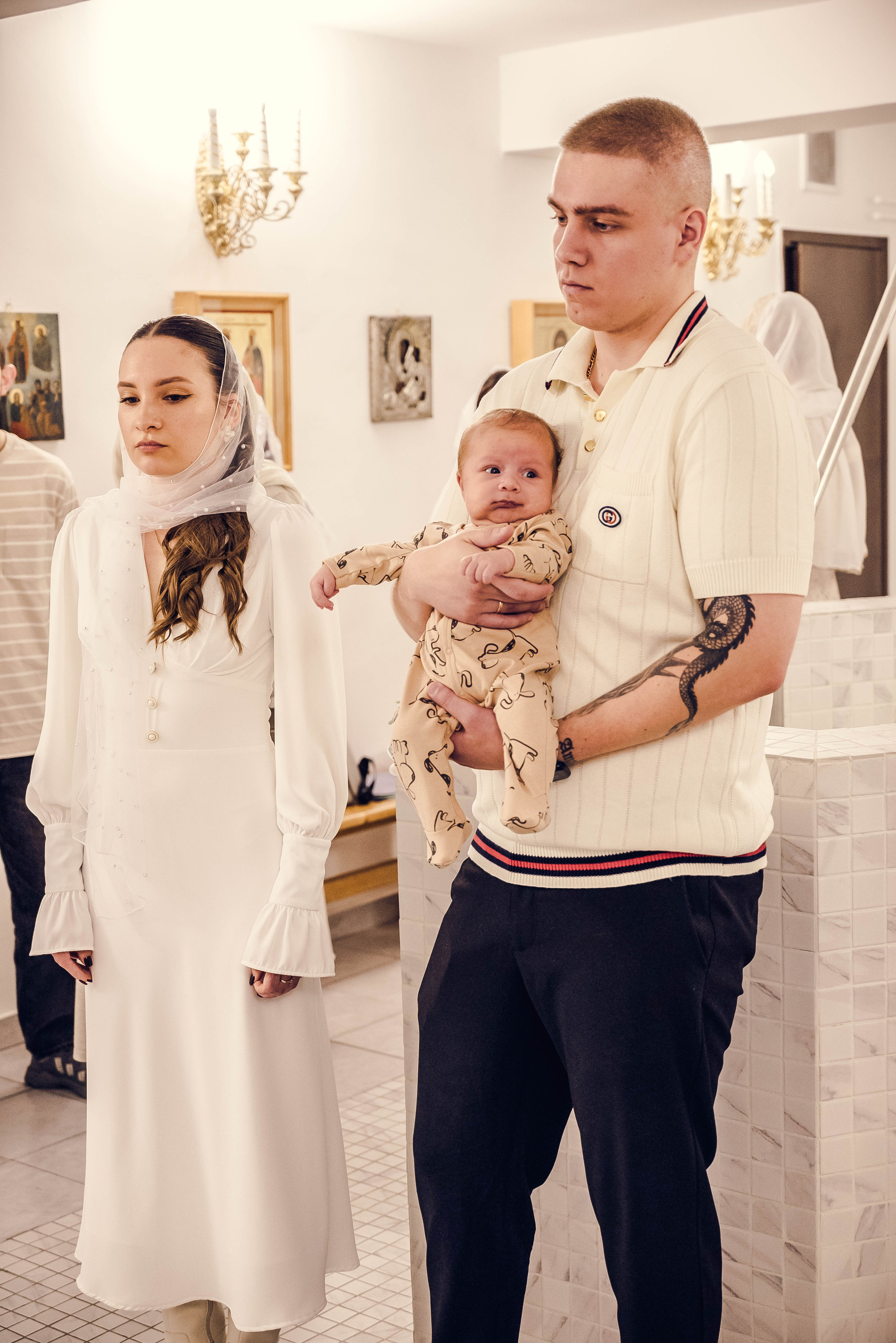 Крещение Мирона. Семейный и детский фотограф Москва