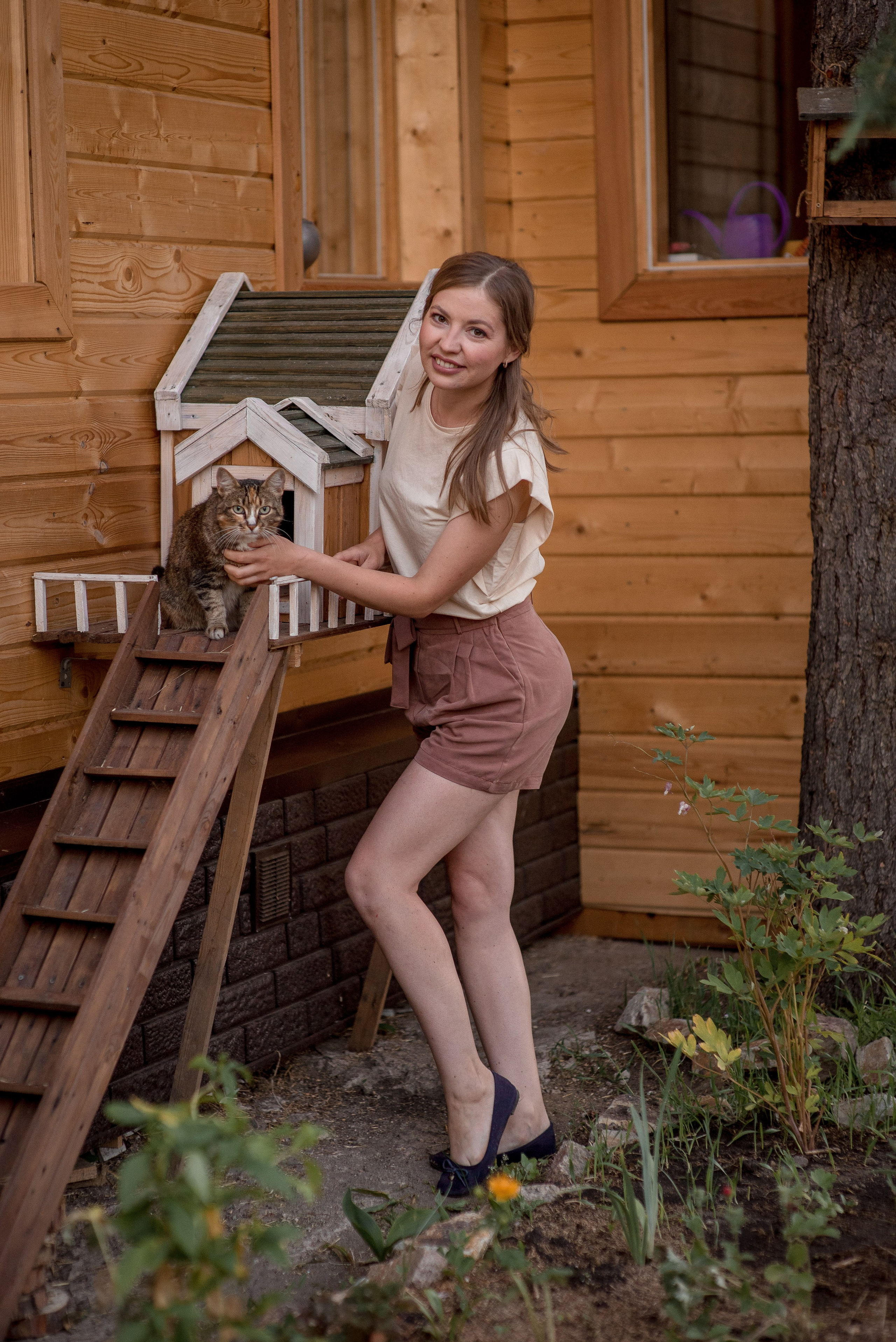 Семейная фотосесия_загородный домик_Ирина (цветокор). Детский и семейный фотограф Краснодар / Сочи Сергеева Олеся