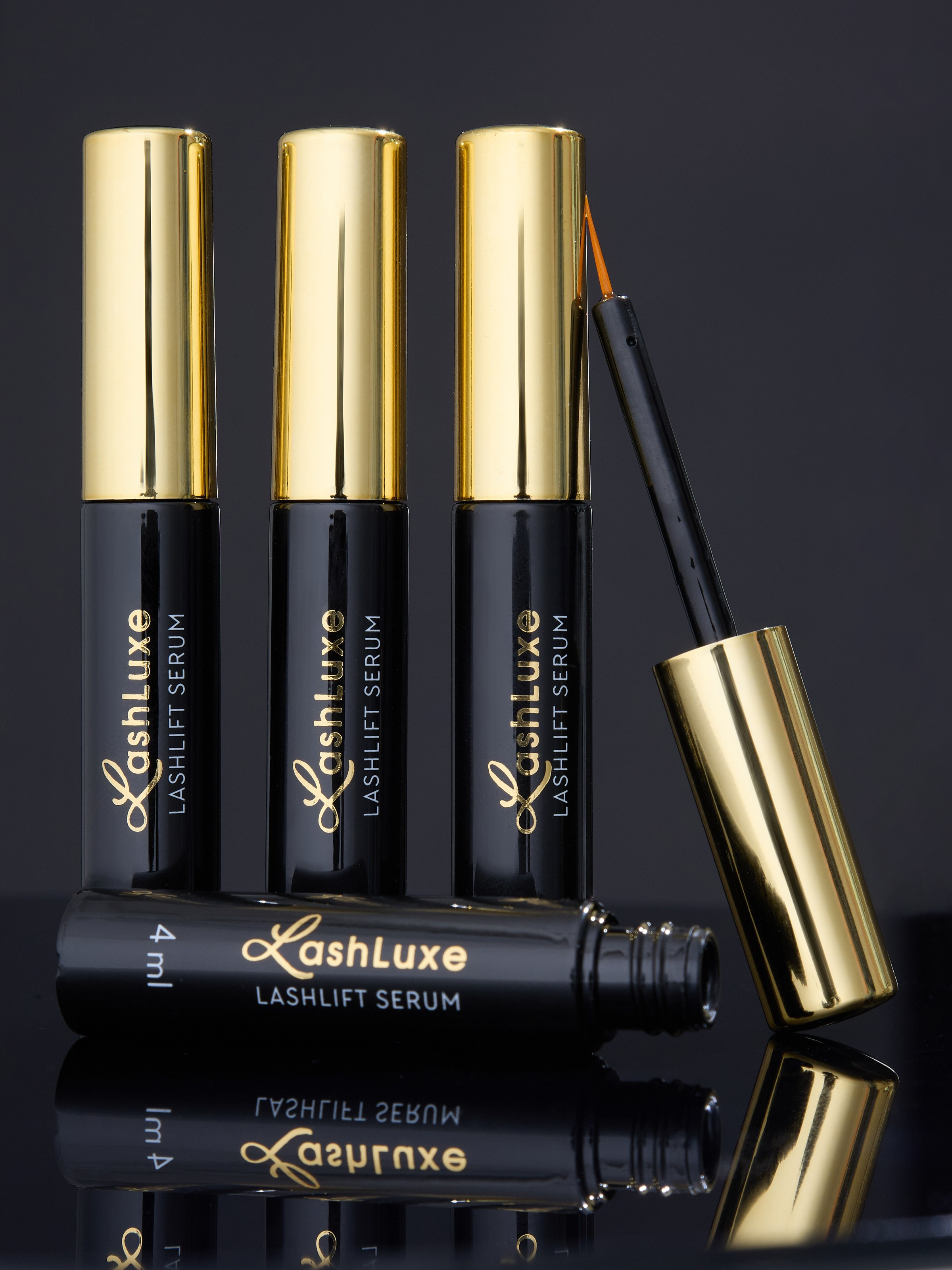 Группа флаконов с каплями для роста ресниц | Съемка для маркетплейса WildberriesИ