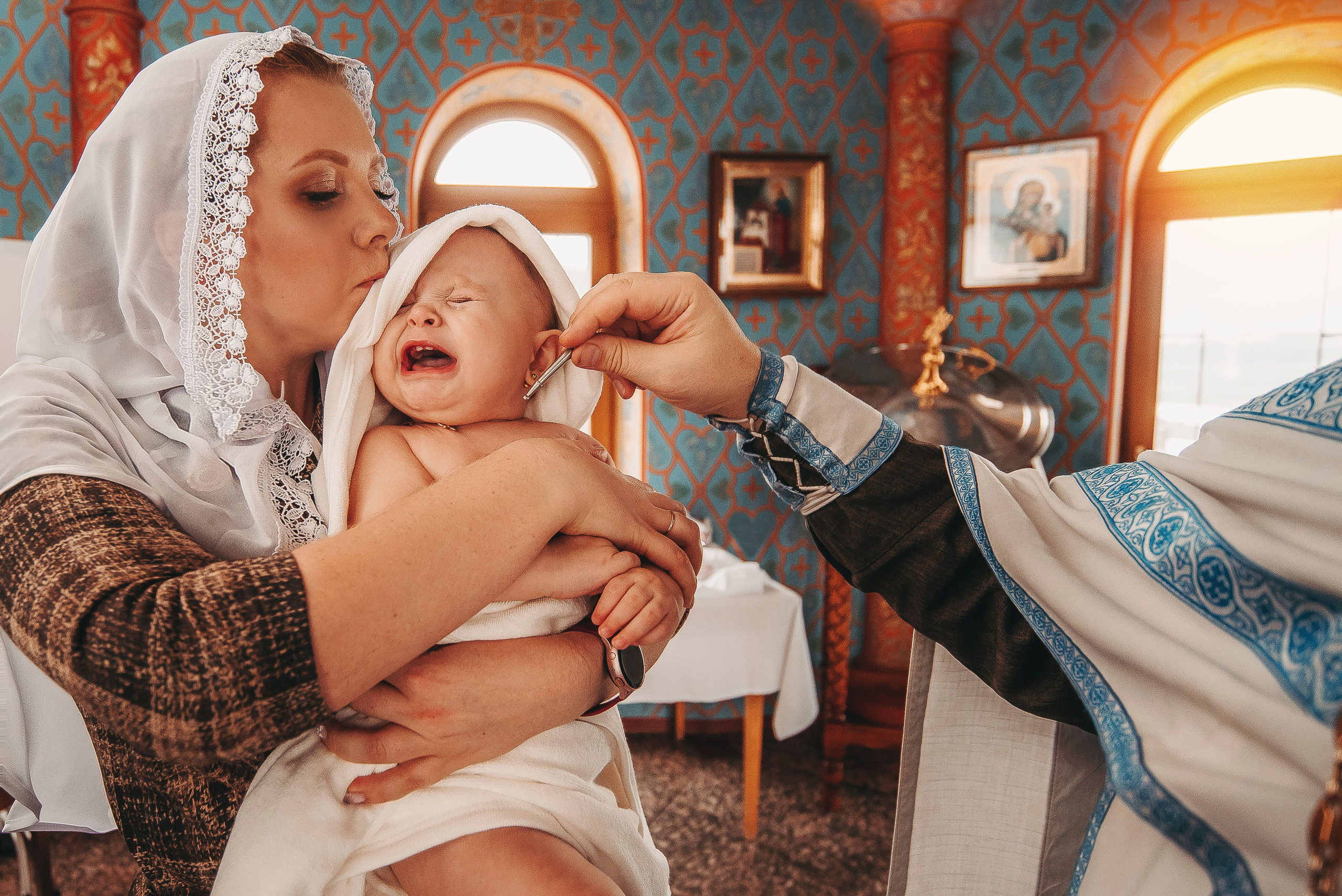 Крещение Василисы 19.12.20. Фотограф Мария Хлебникова Санкт-Петербург Москва