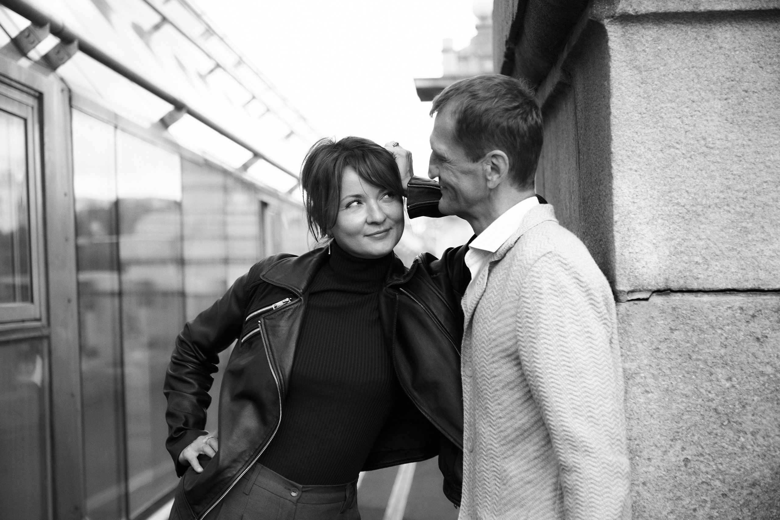 Love story на Андреевском мосту. Анна Потявина. Фотограф Москва