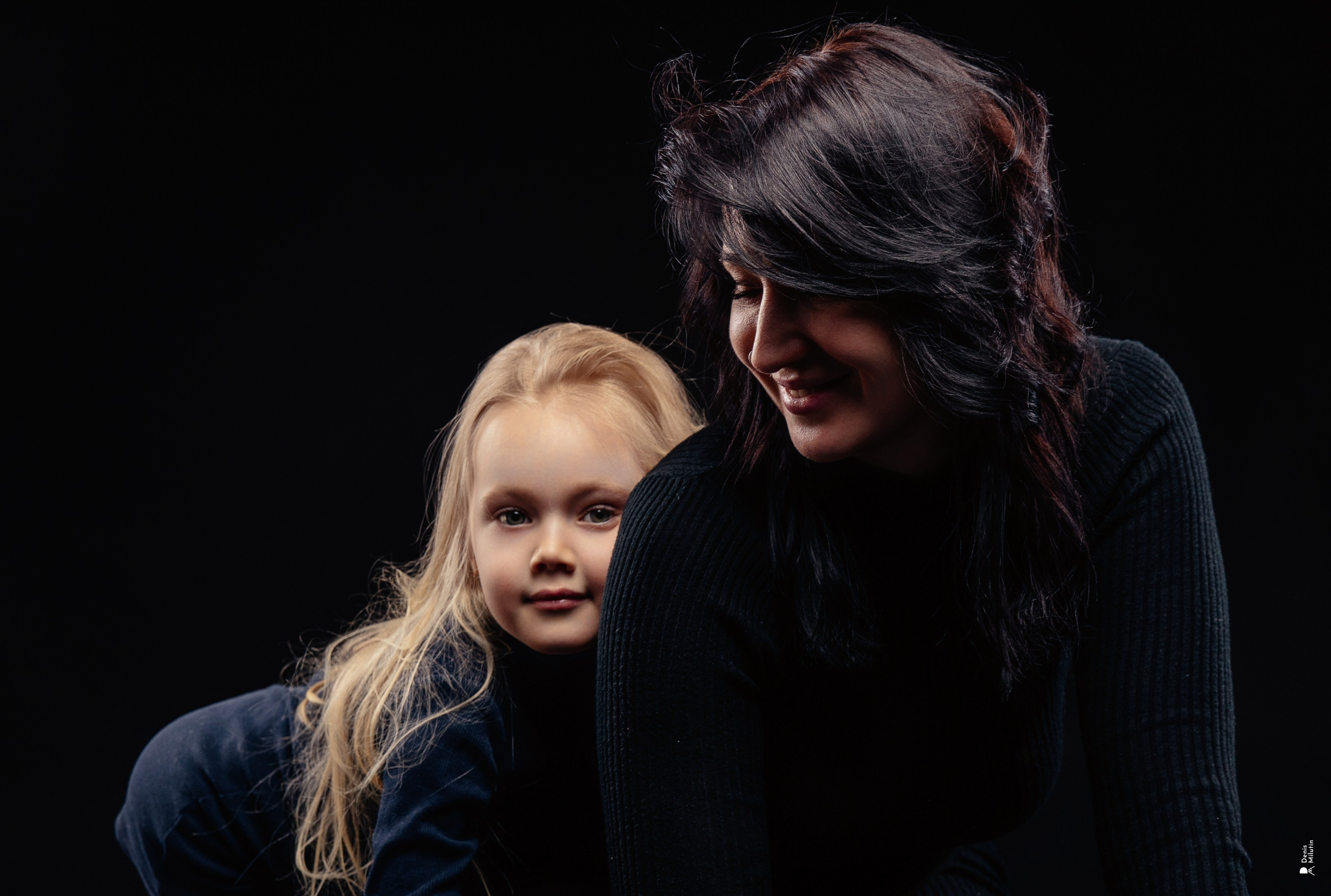 Катя и дочка. Портретный фотограф Денис Милютин