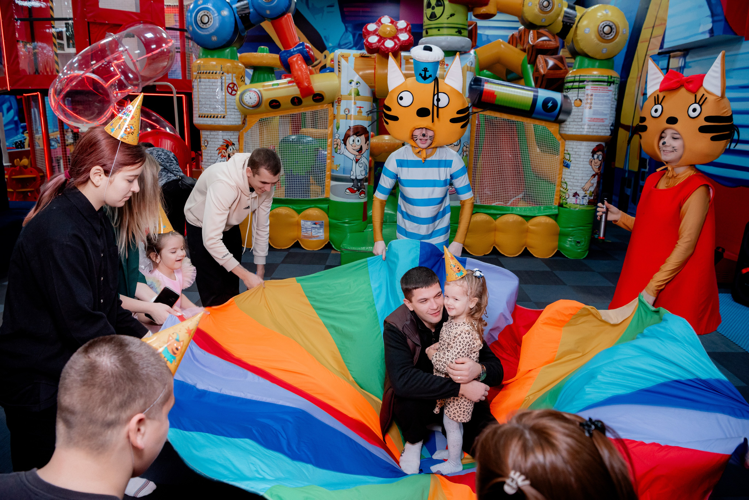 ДР В Локо Мотив Аниматоры Три кота. Фотограф в Волгограде и Волжском Александр Горбань
